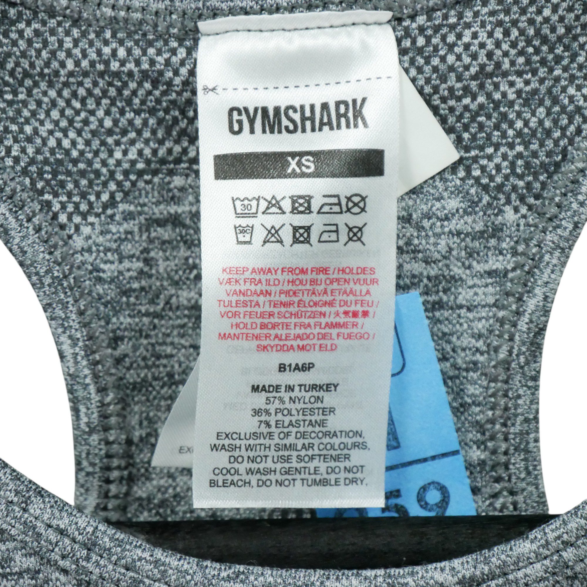 Brassière Femme Fitness Yoga Gris 3