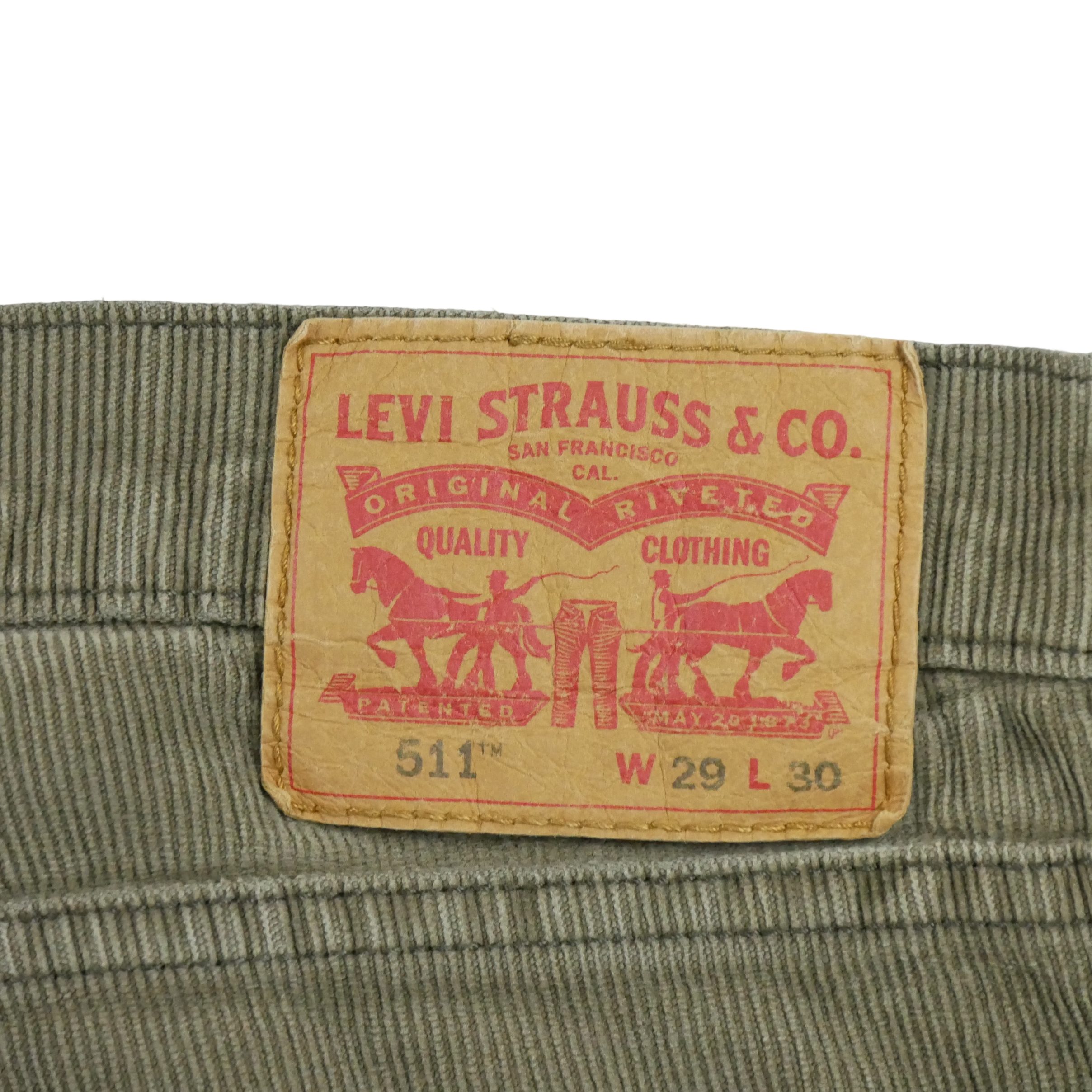 Pantalon Homme Levis 511 Beige 5