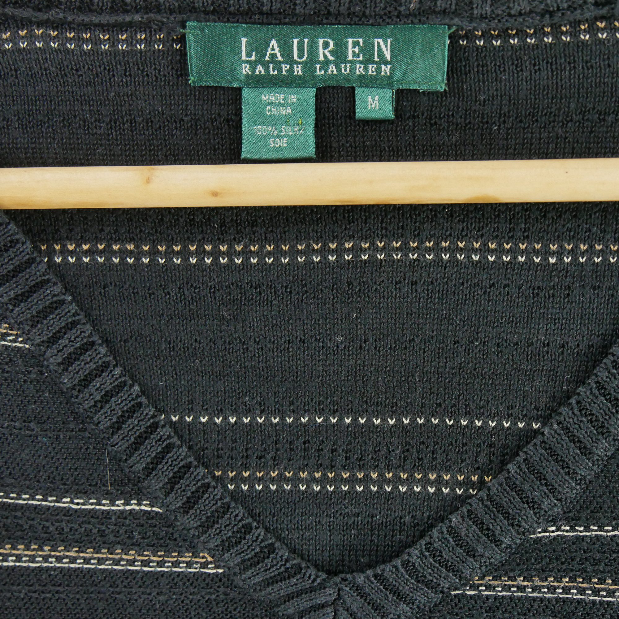Pull Femme  en soie Noir 4
