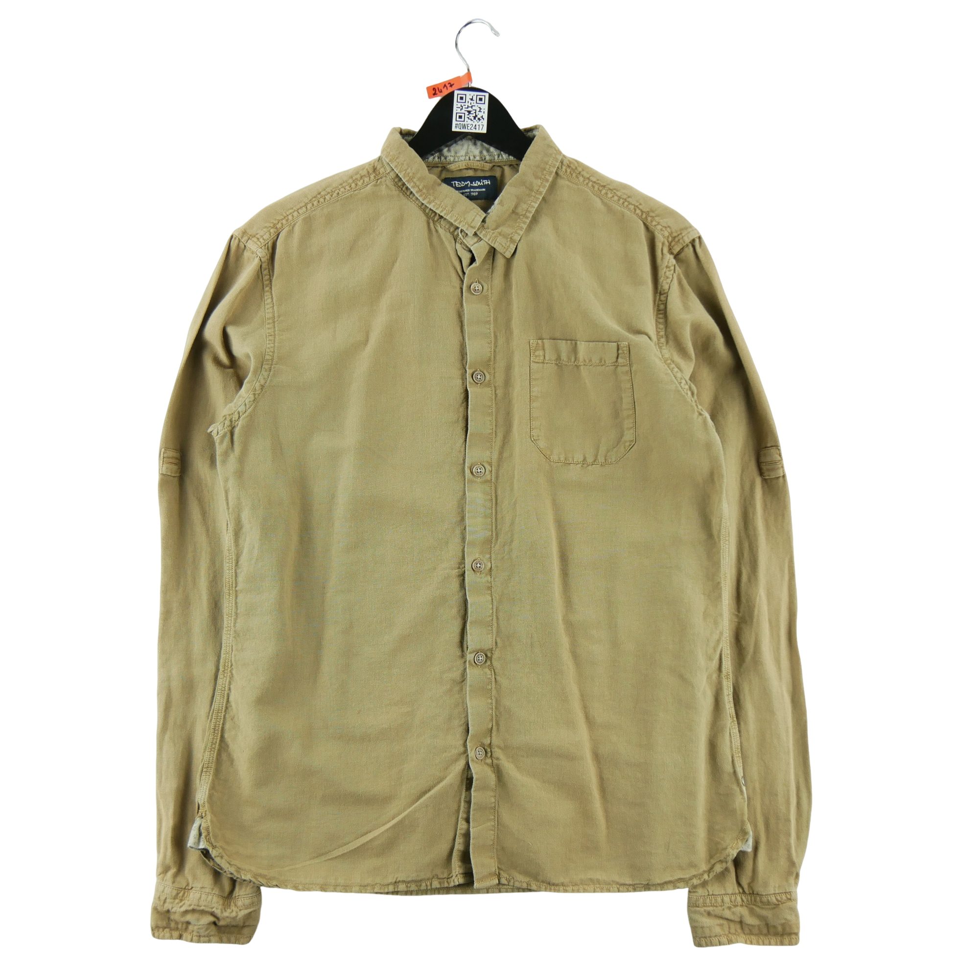 Chemise détente Homme uni en lin 1