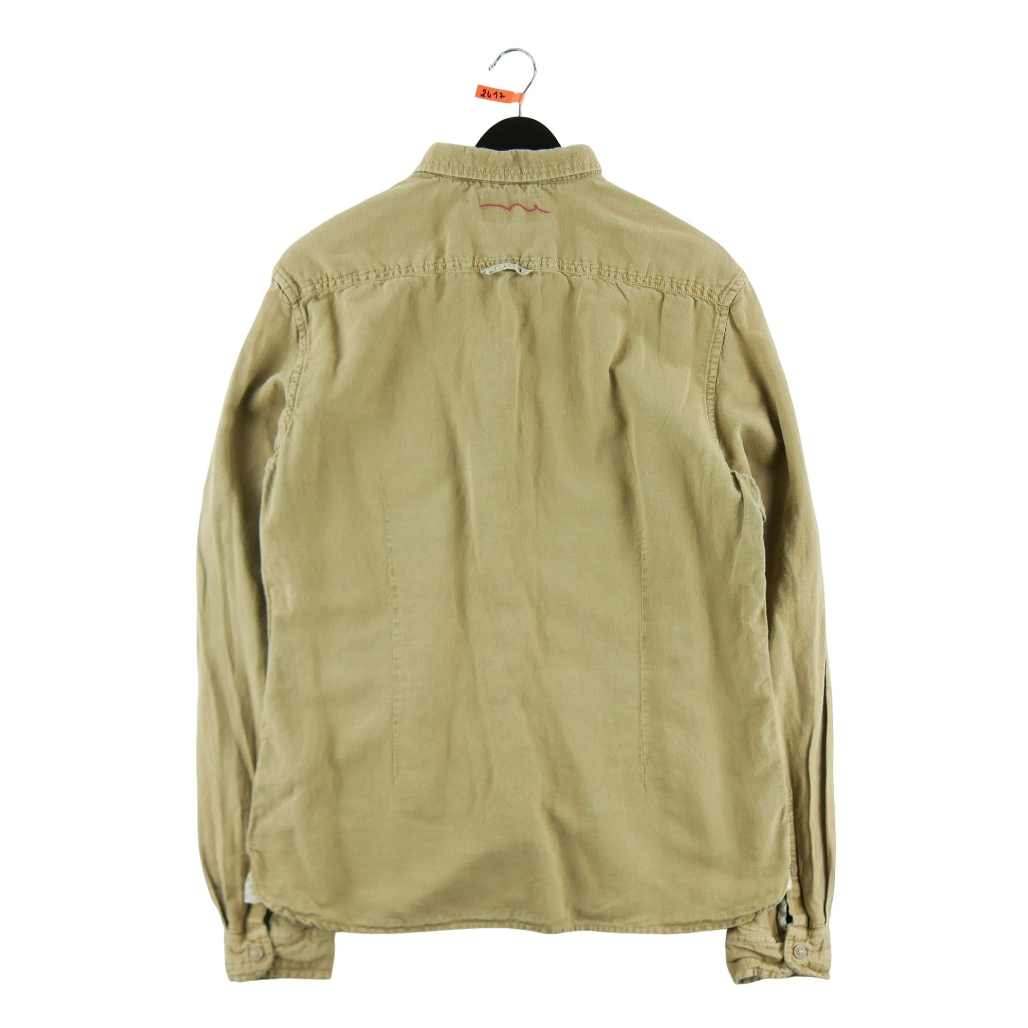 Chemise détente Homme uni en lin 2