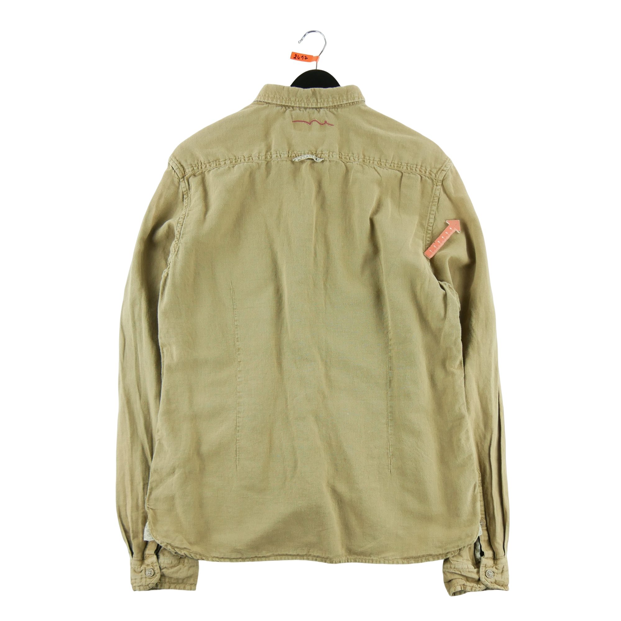 Chemise détente Homme uni en lin 5