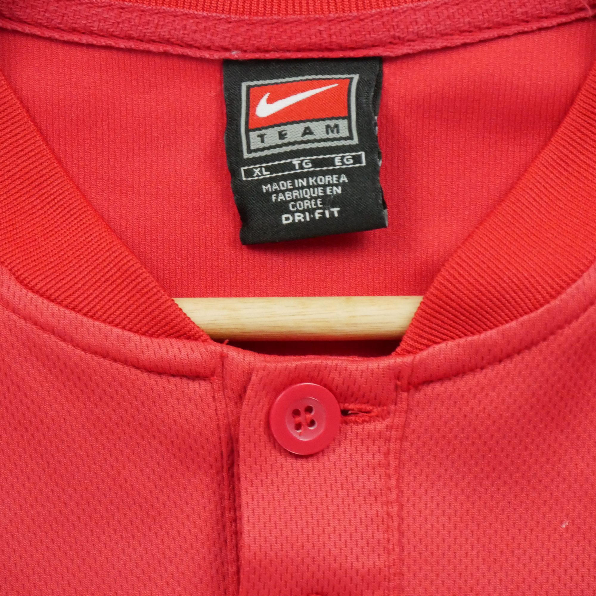 Maillot Homme  Baseball Rouge 11
