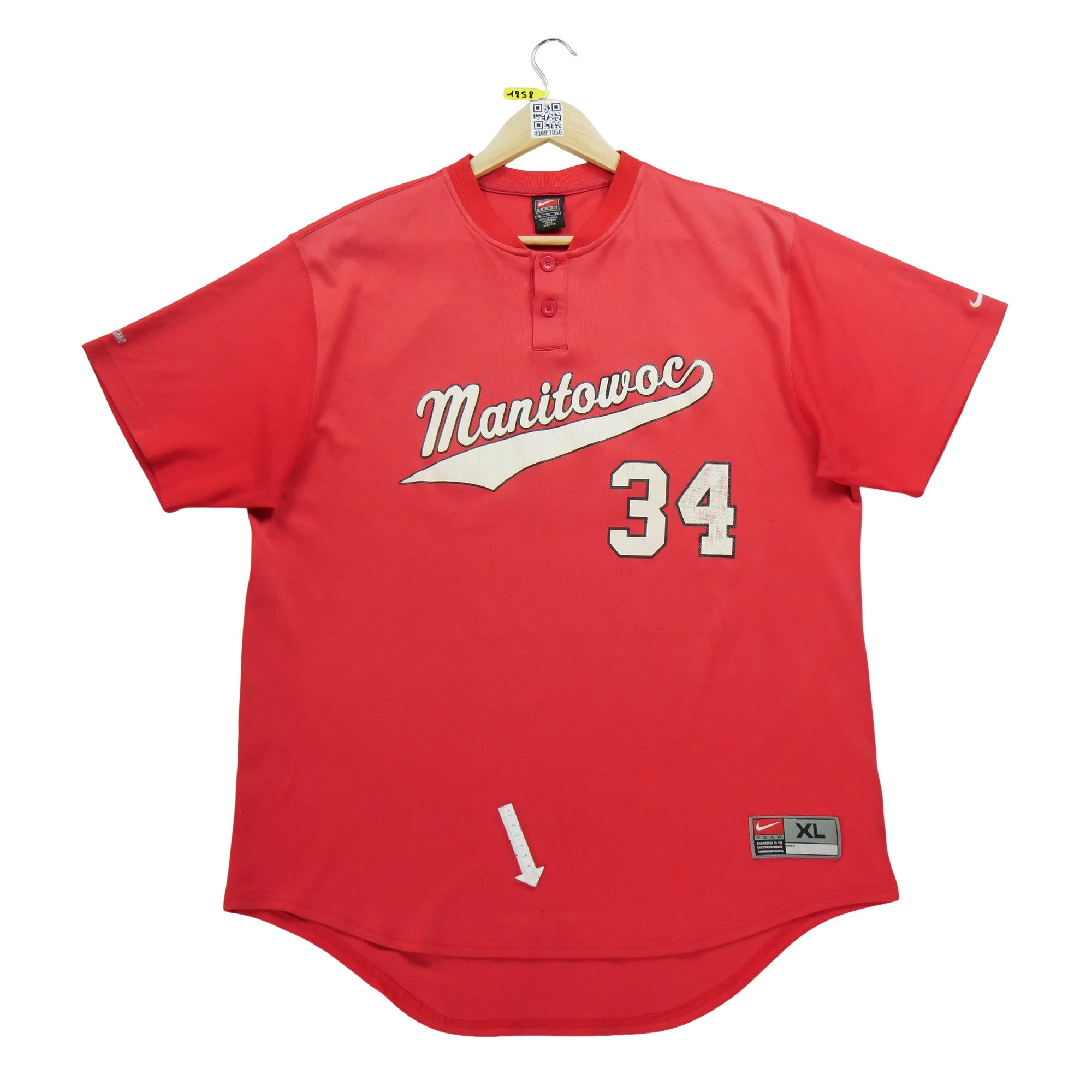 Maillot Homme  Baseball Rouge 5