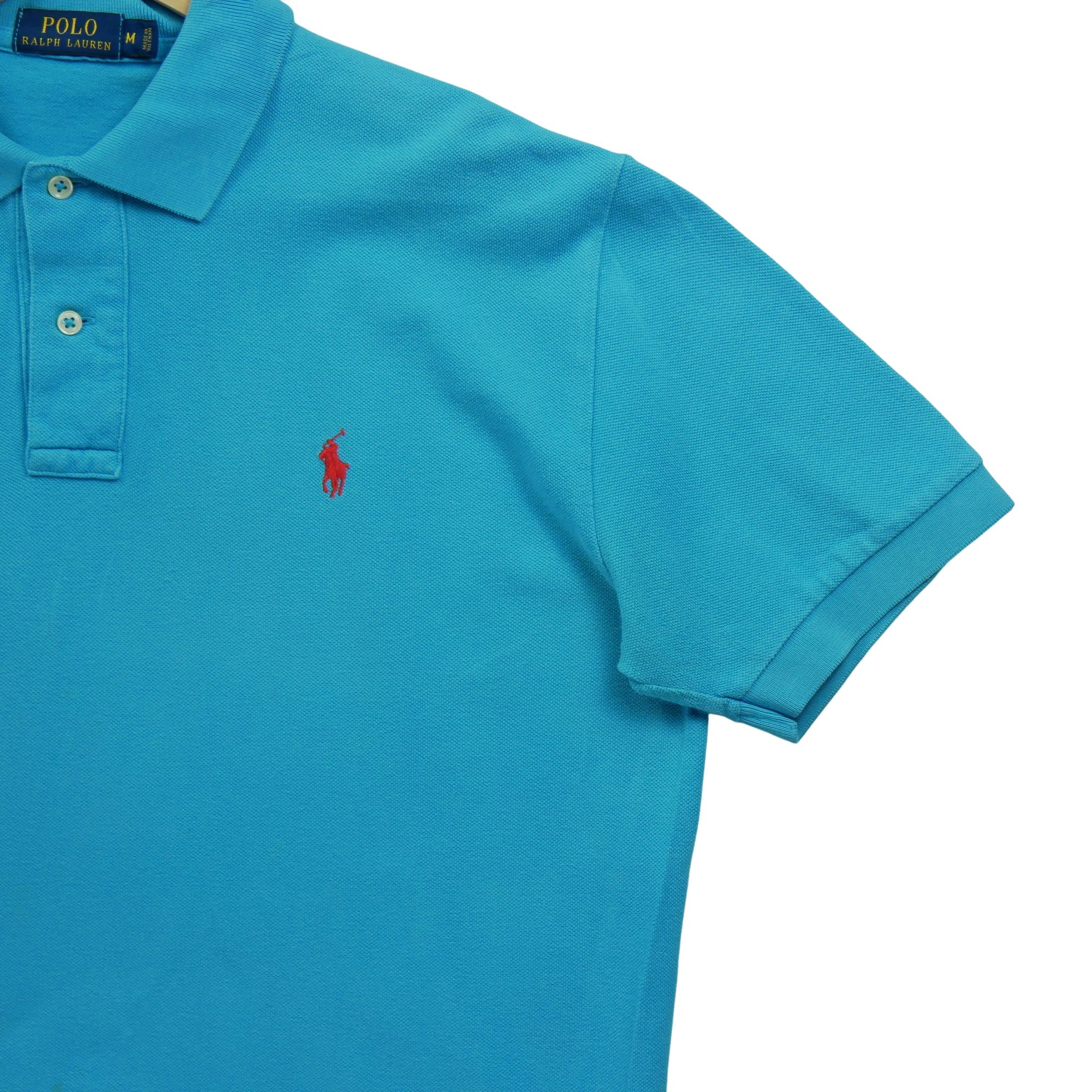 Polo manches courtes Homme  Turquoise 3