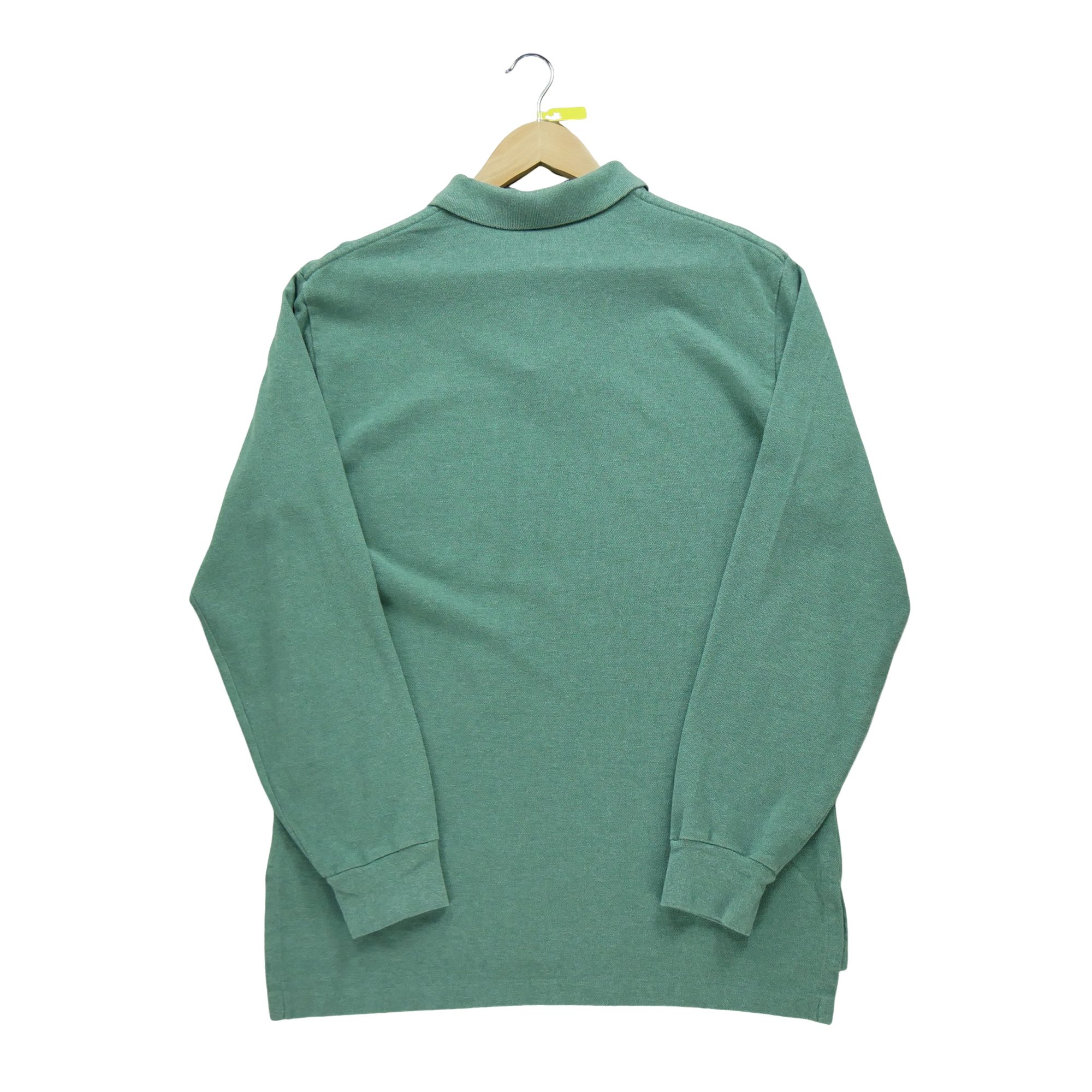 Polo manches longues Homme  Vert 3