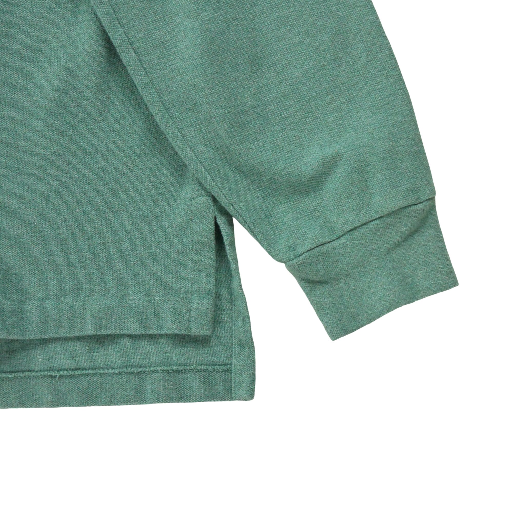 Polo manches longues Homme  Vert 5