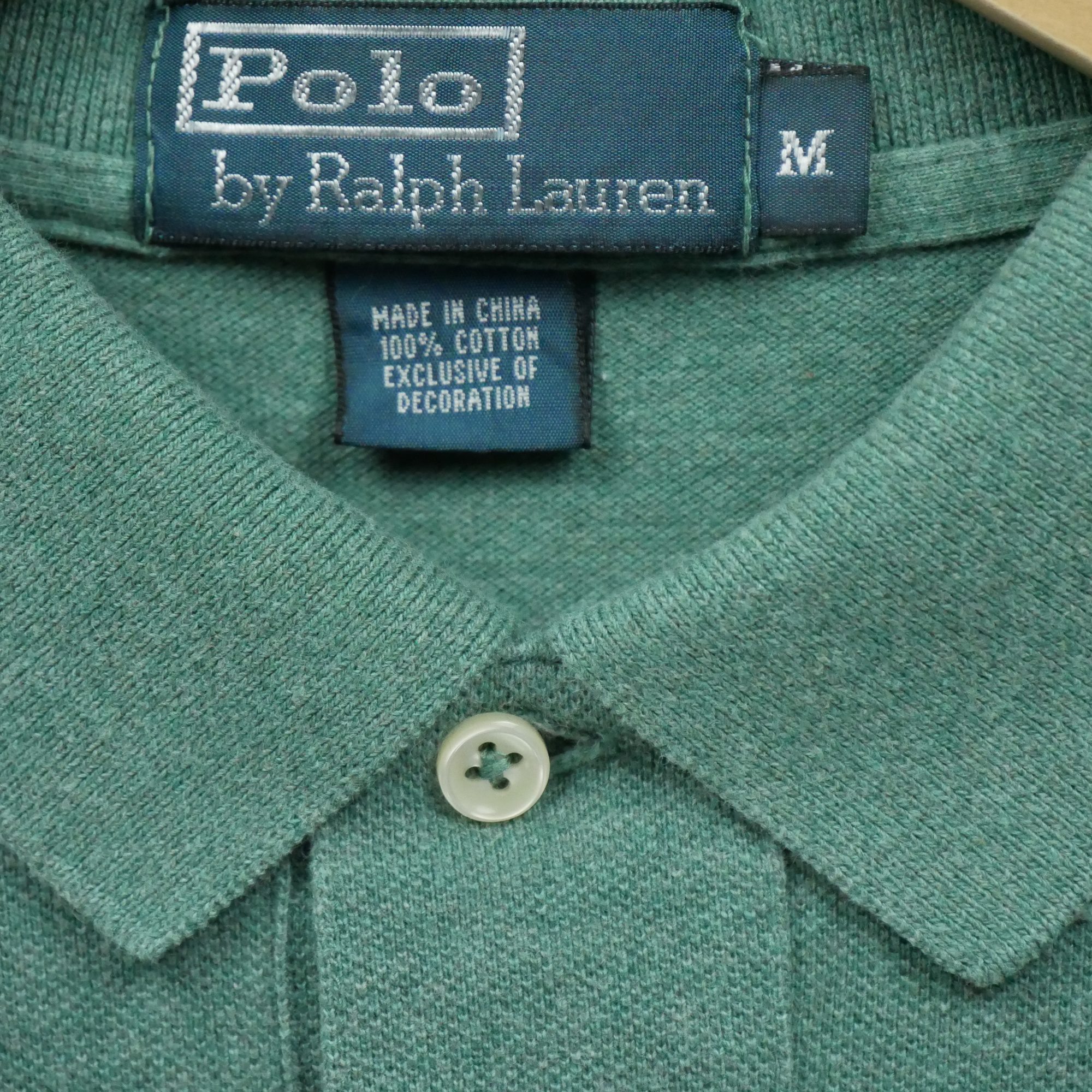 Polo manches longues Homme  Vert 8
