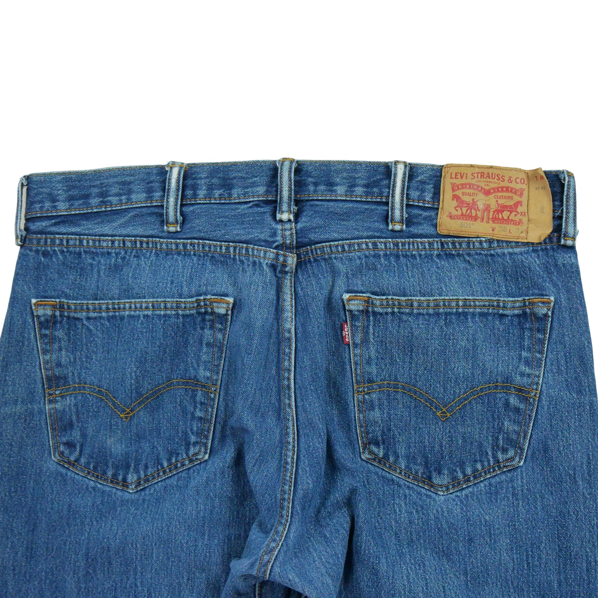 Jean Homme Levis 501 Bleu 4