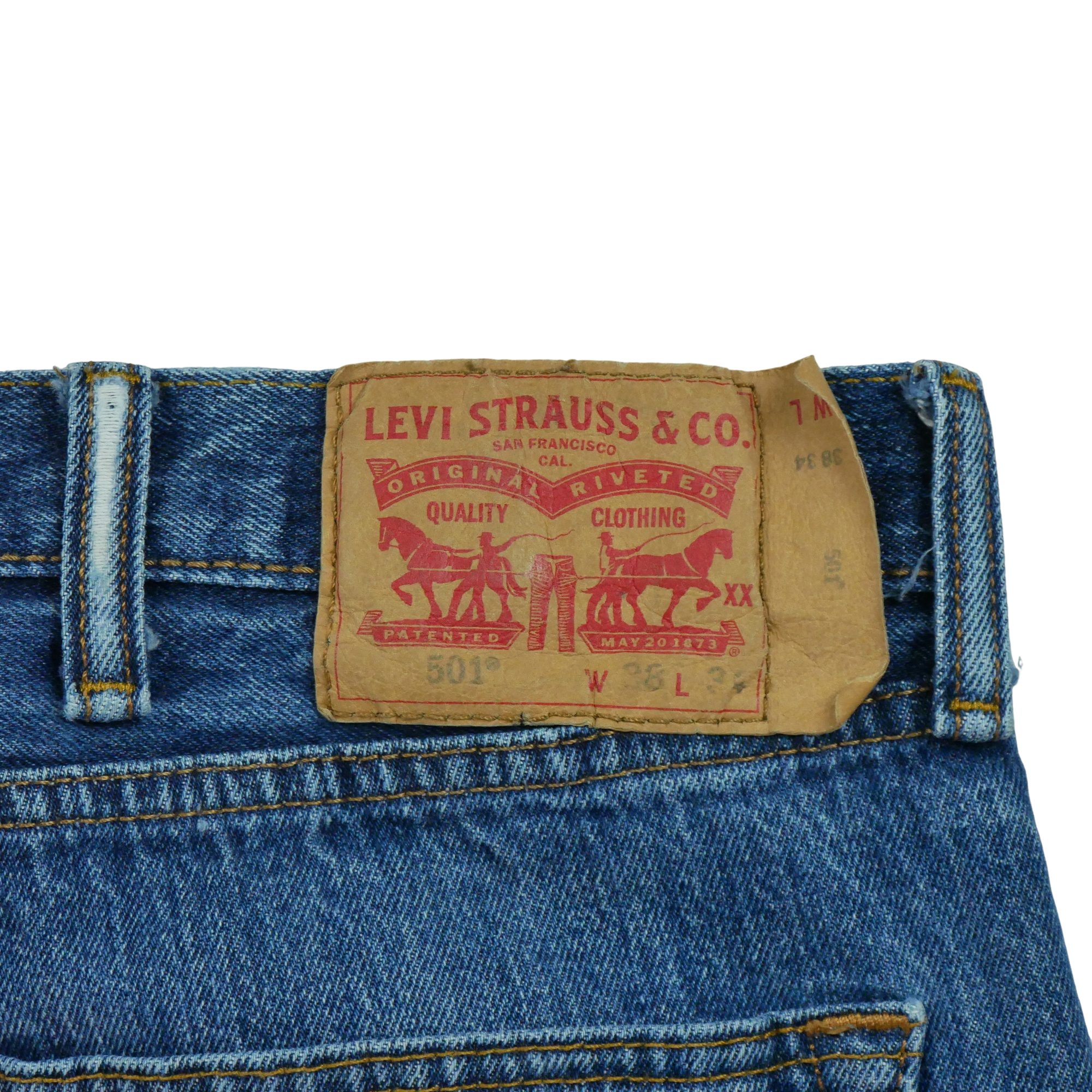 Jean Homme Levis 501 Bleu 6