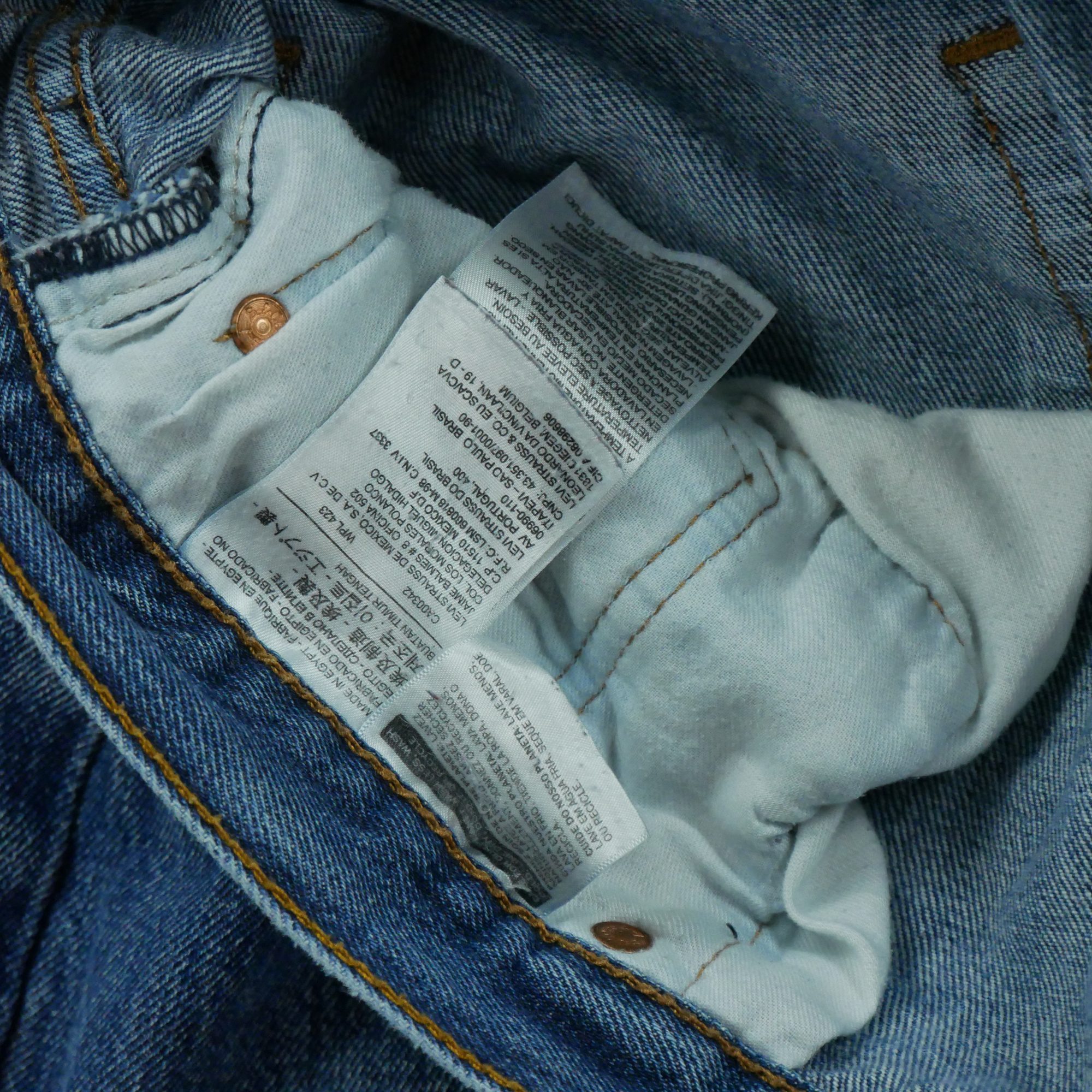 Jean Homme Levis 501 Bleu 7
