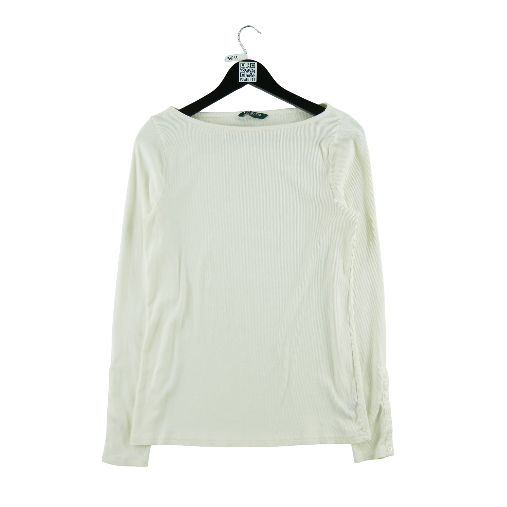 T-shirt manches longues Femme  Blanc 1