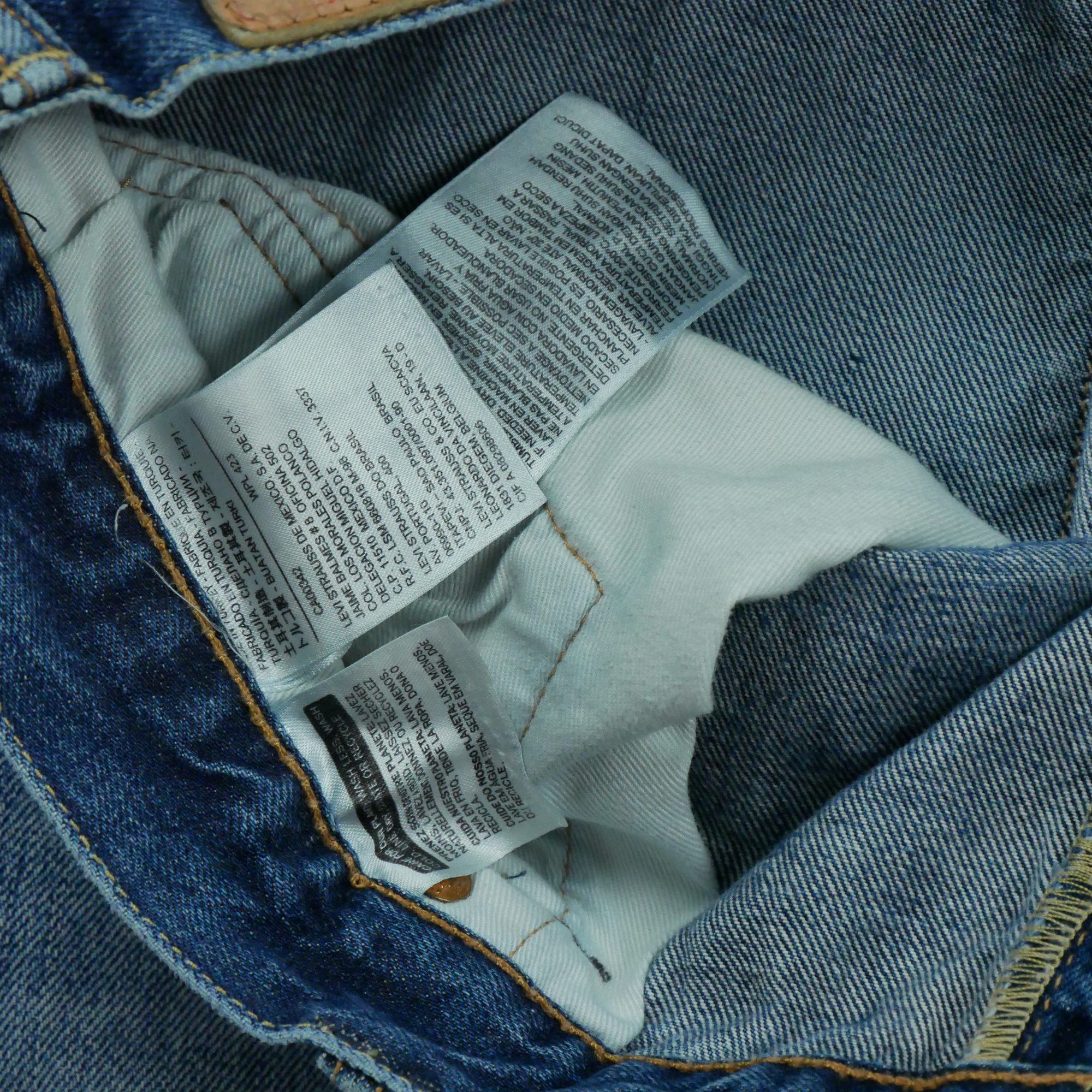 Jean Homme Levis 501 Bleu 7