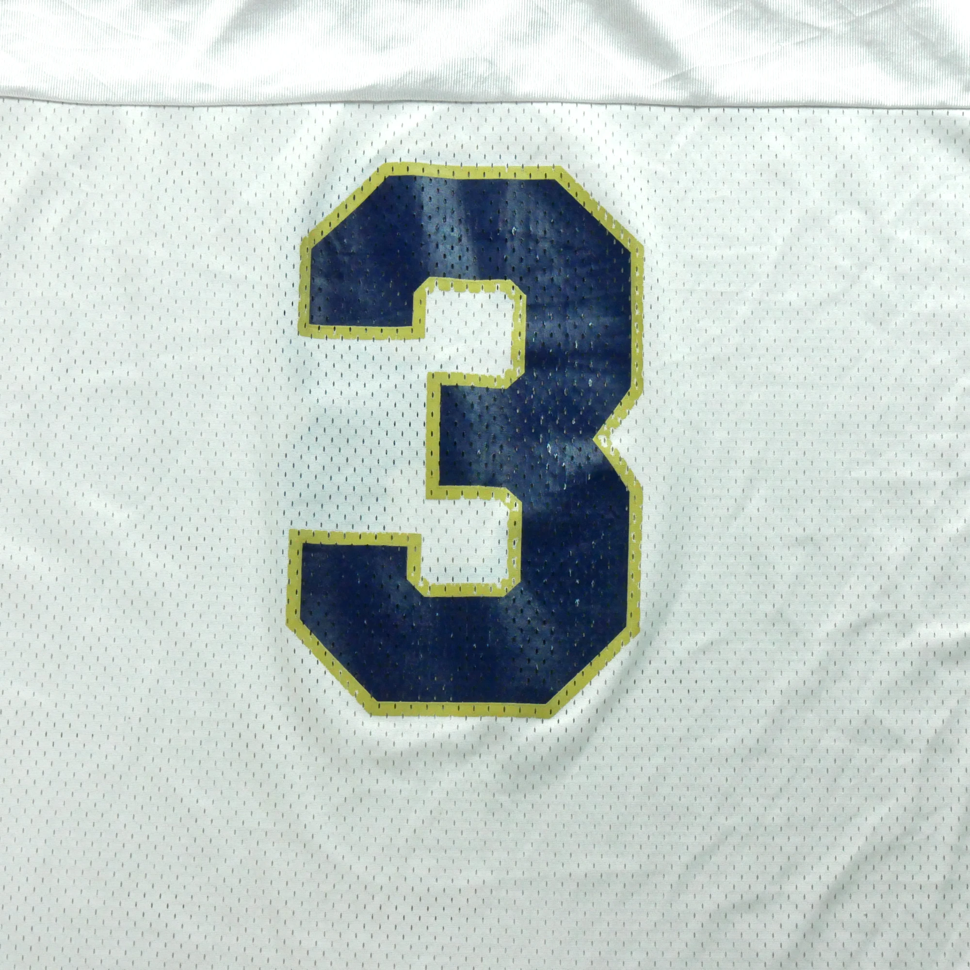 Maillot Homme NCAA Notre Dame Blanc 9