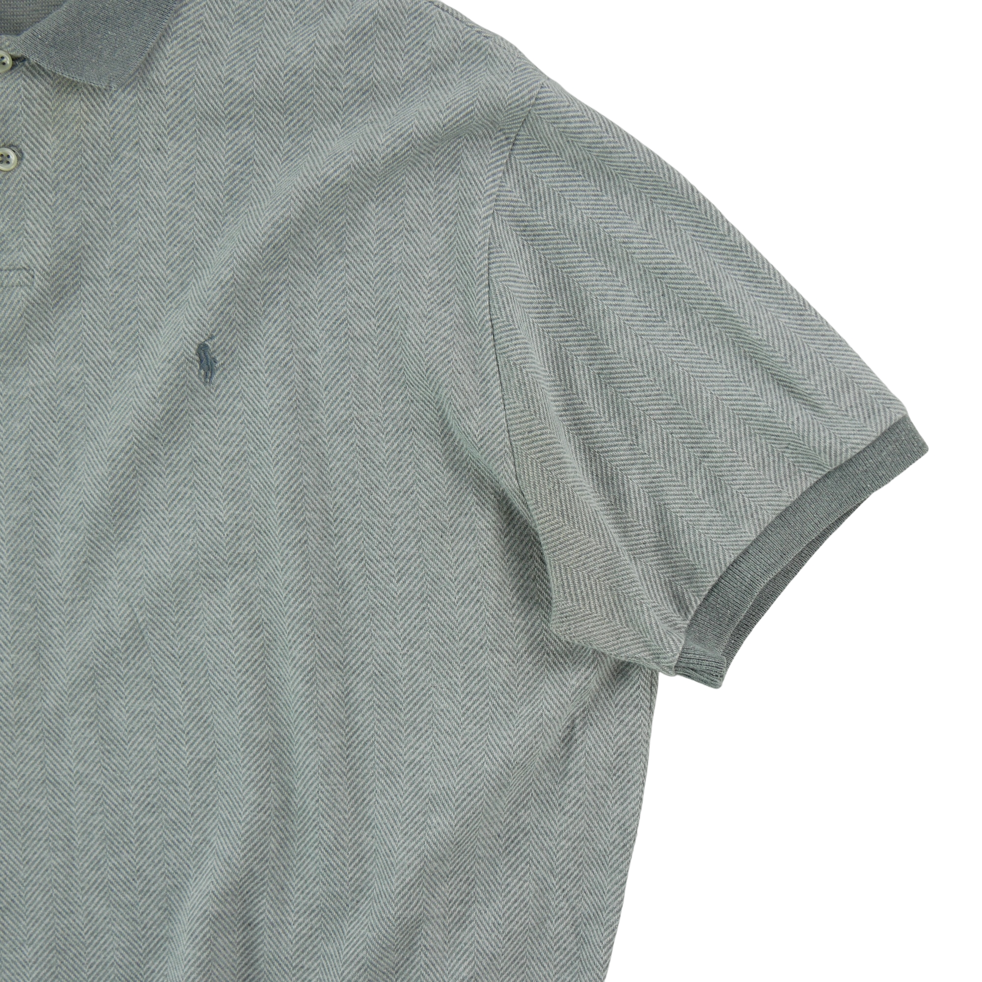 Polo manches courtes Homme  Gris 4