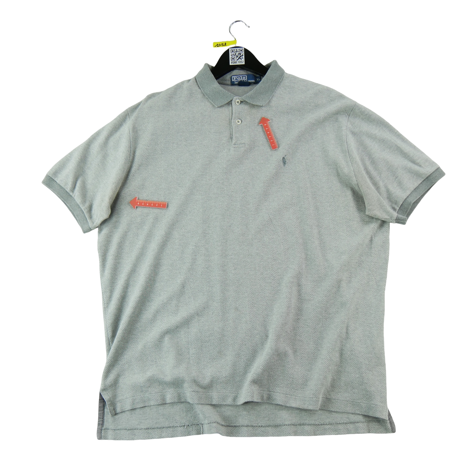Polo manches courtes Homme  Gris 5