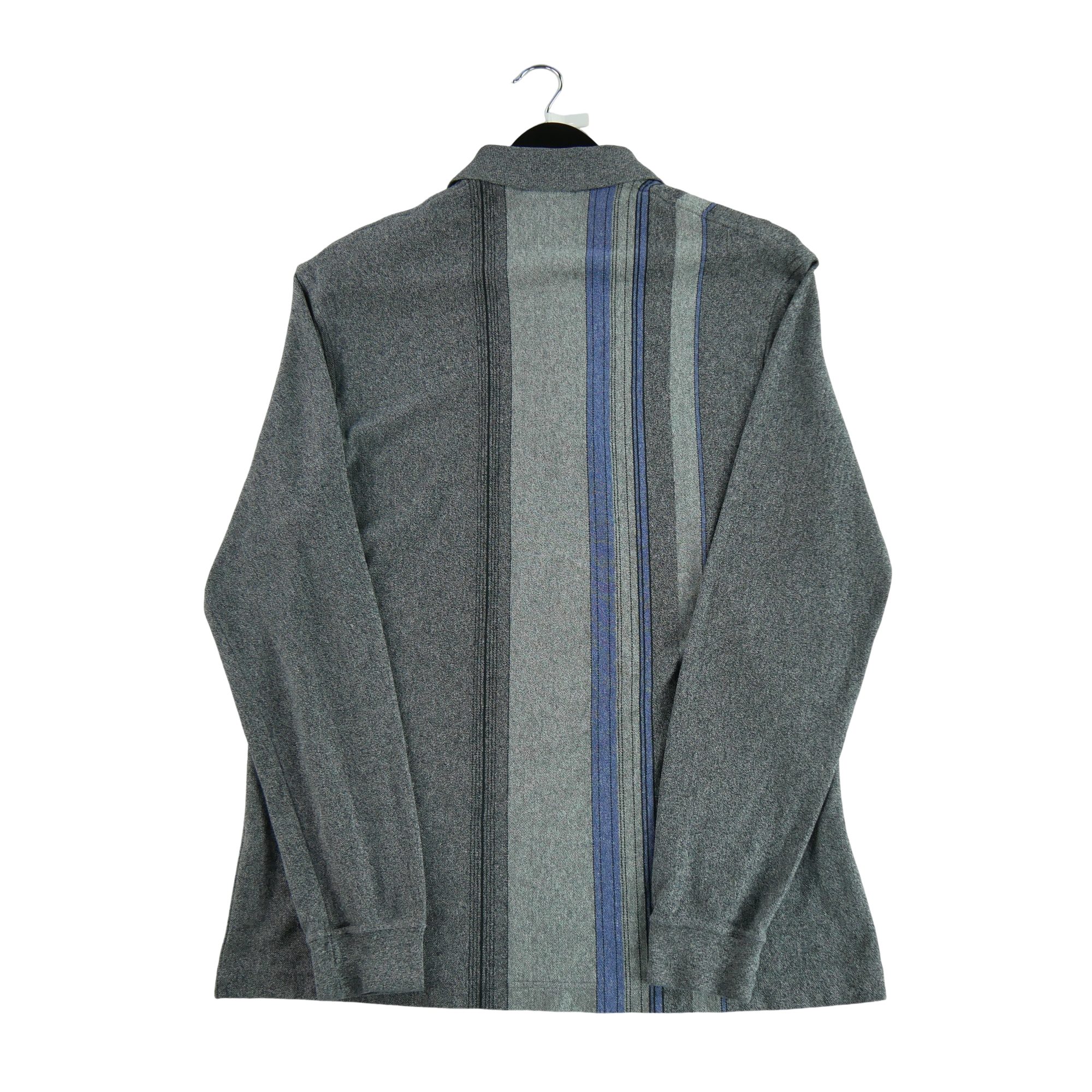 Polo manches longues Homme  Gris 2