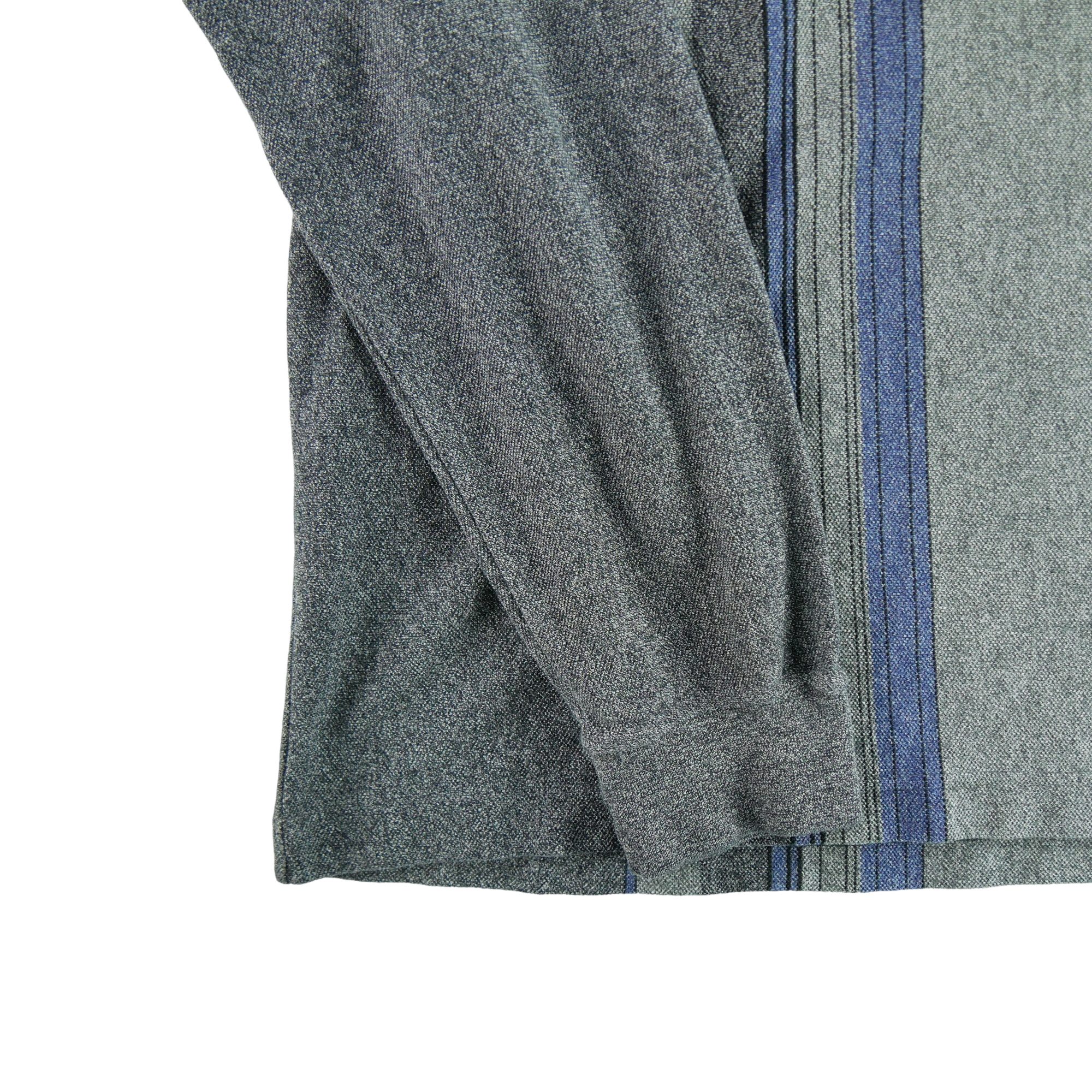 Polo manches longues Homme  Gris 4