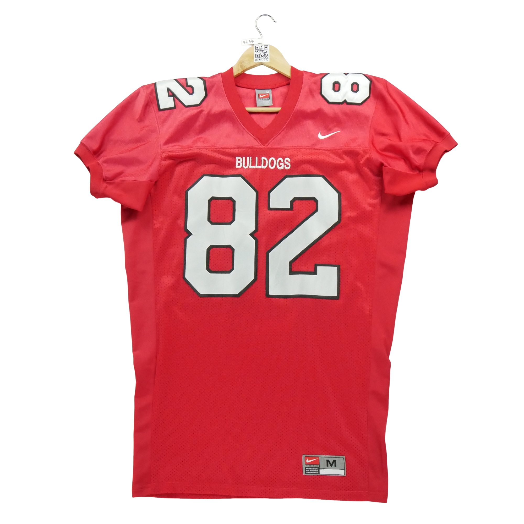 Maillot Homme  Bulldogs Game Used Rouge 1