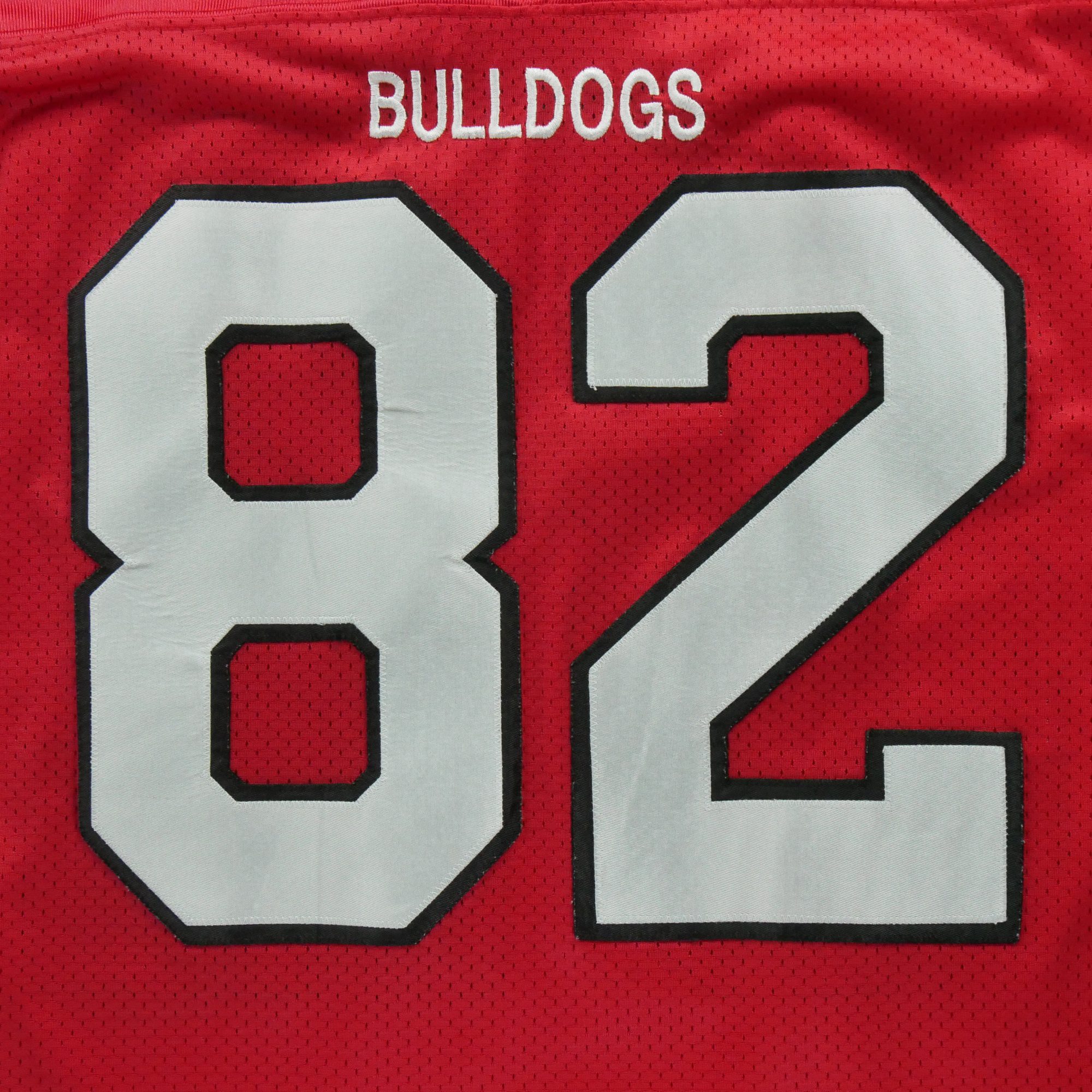 Maillot Homme  Bulldogs Game Used Rouge 3