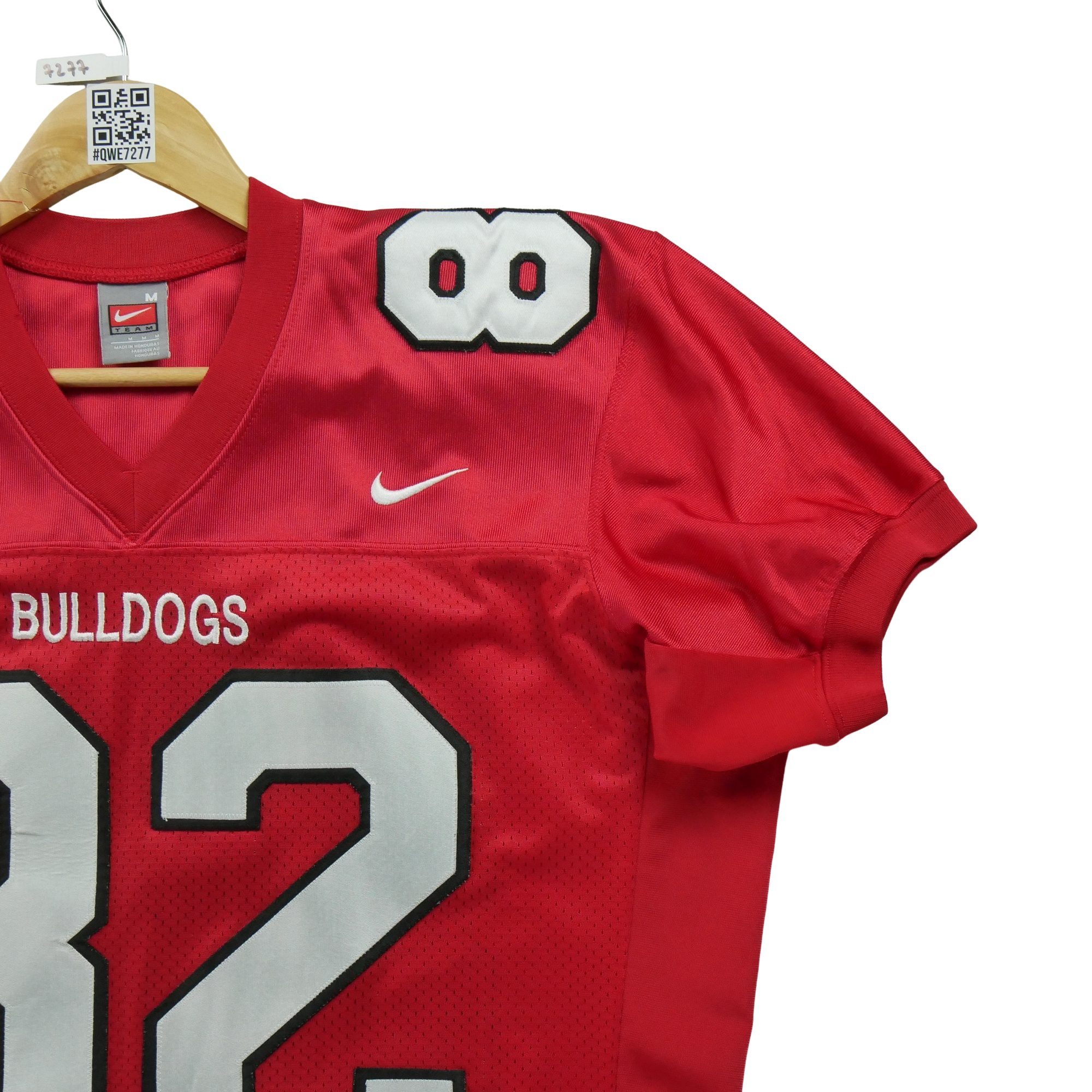 Maillot Homme  Bulldogs Game Used Rouge 5