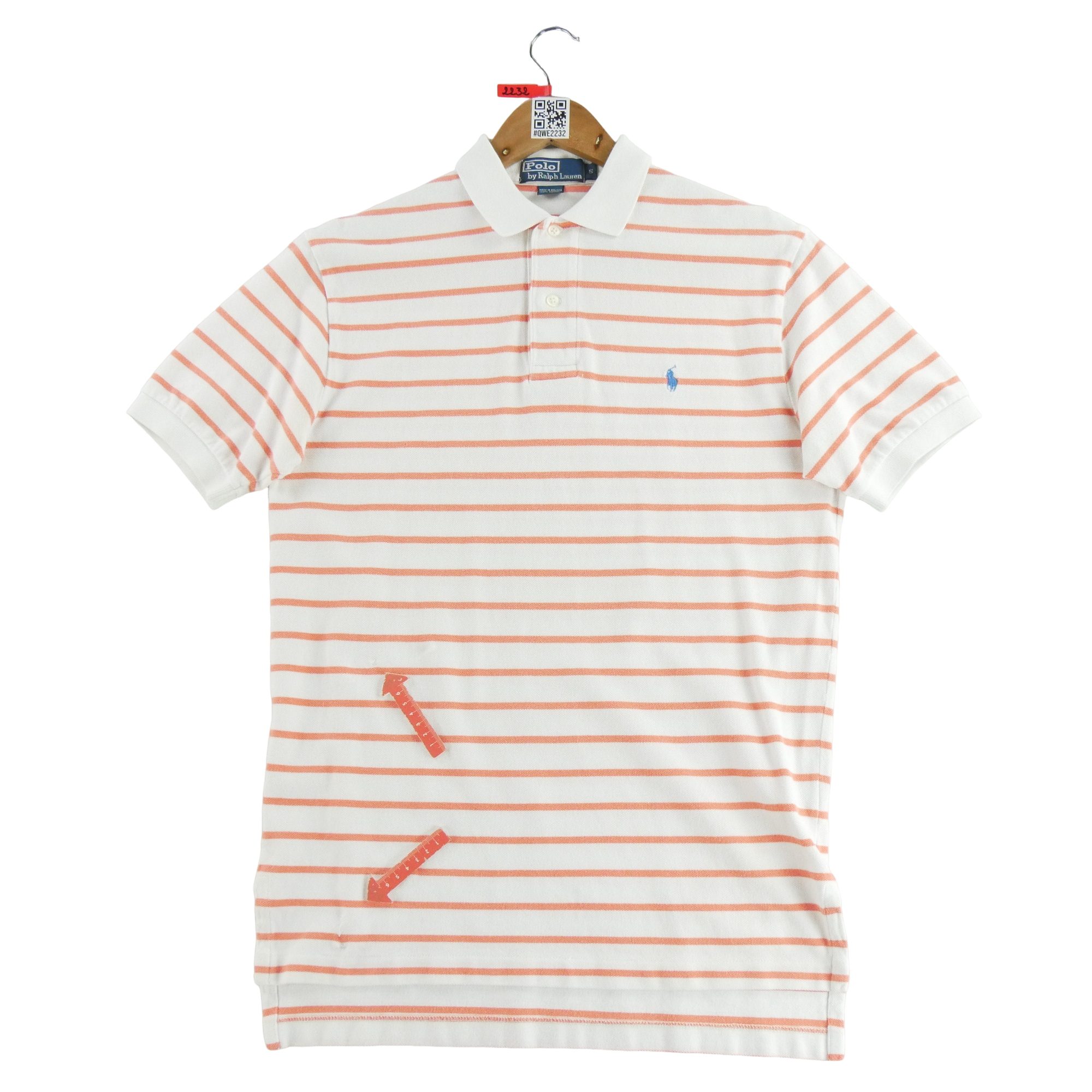 Polo manches courtes Homme  Corail 4