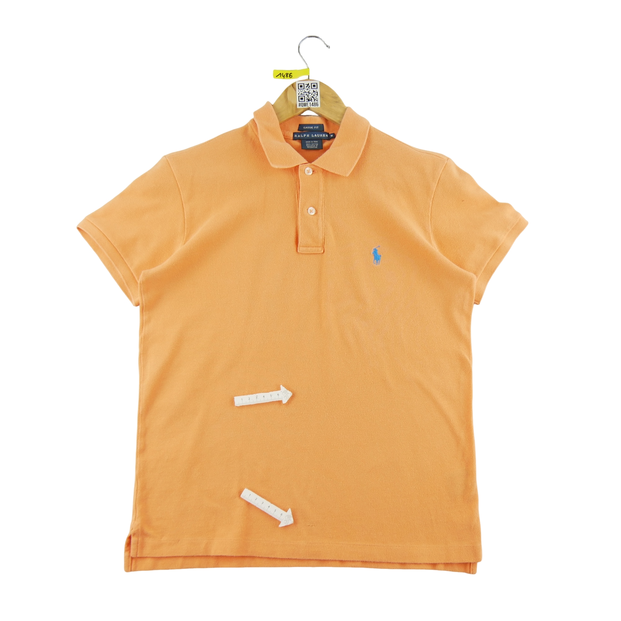 Polo manches courtes Femme  Orange 5