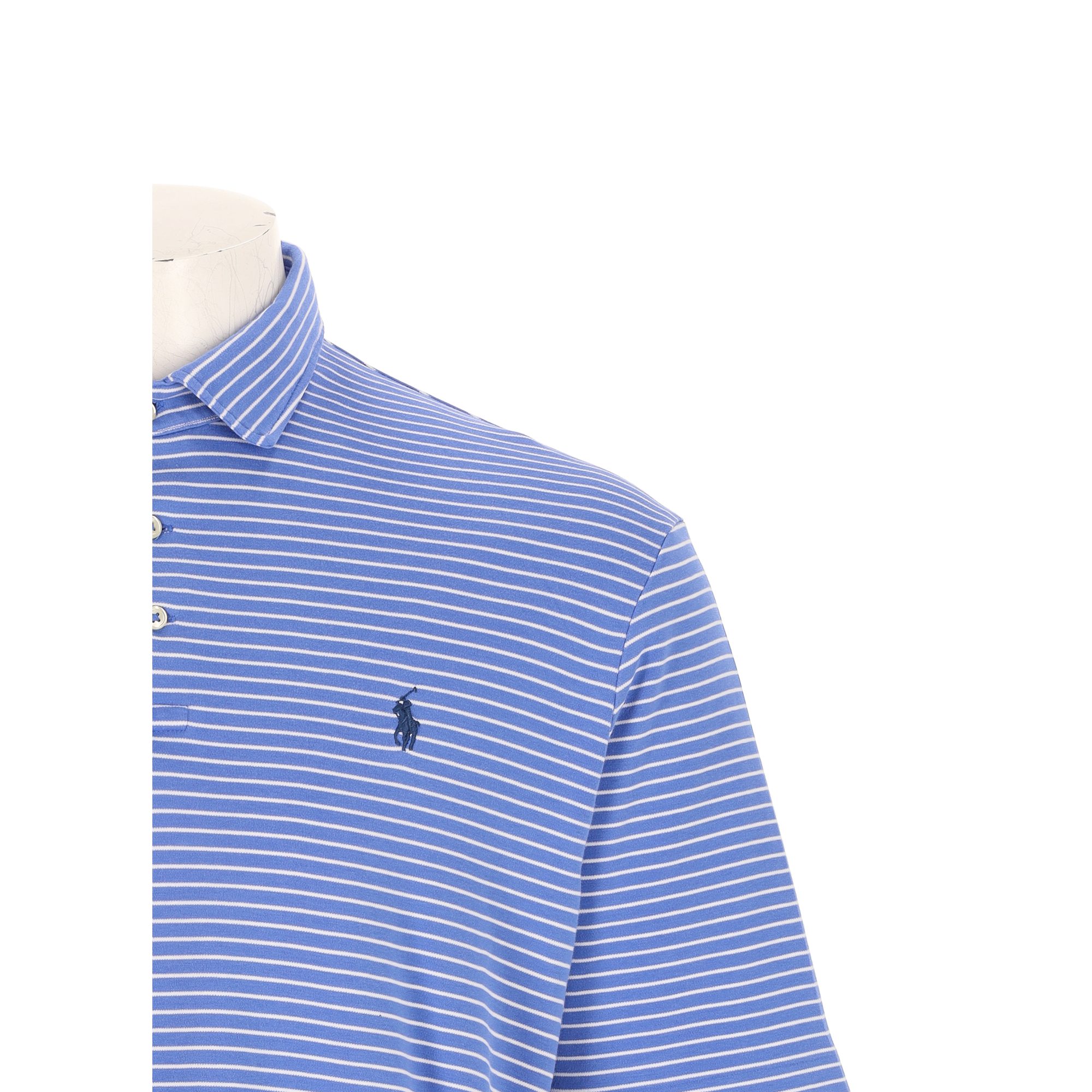 Polo manches courtes Homme  Bleu clair 6