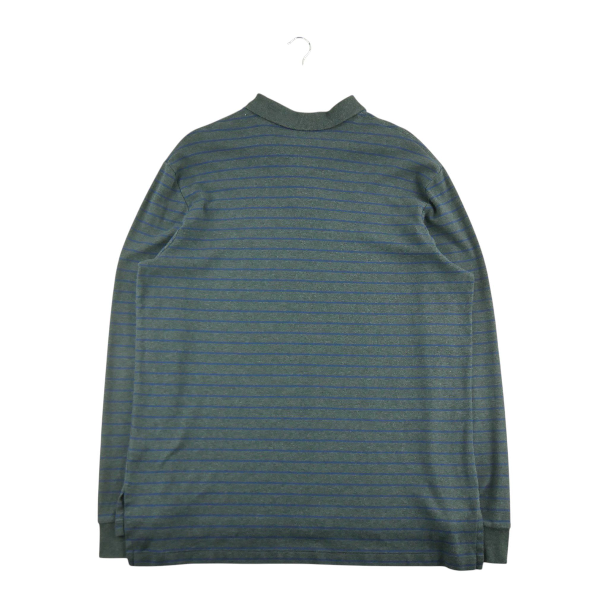 Polo manches longues Homme  Gris 2