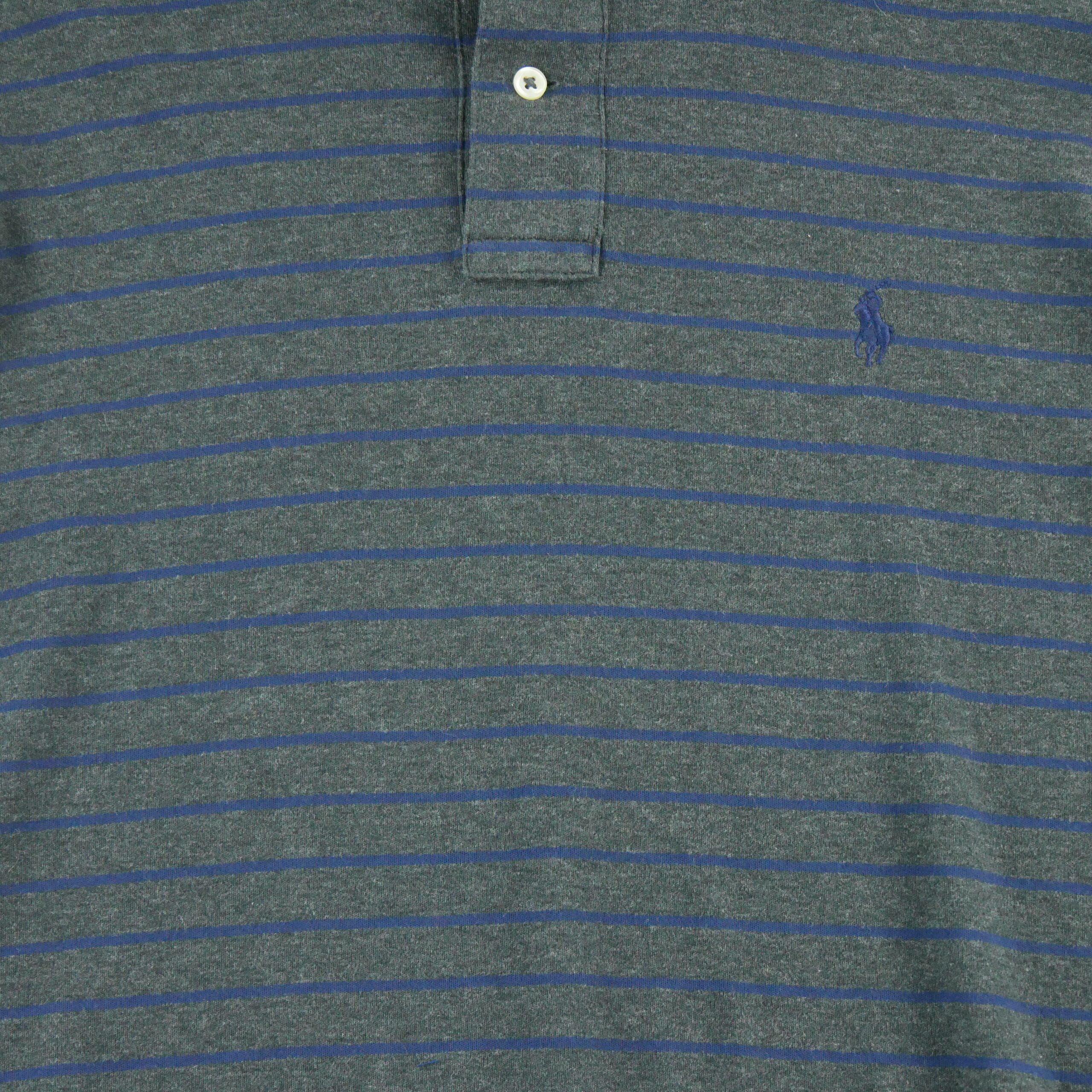 Polo manches longues Homme  Gris 3