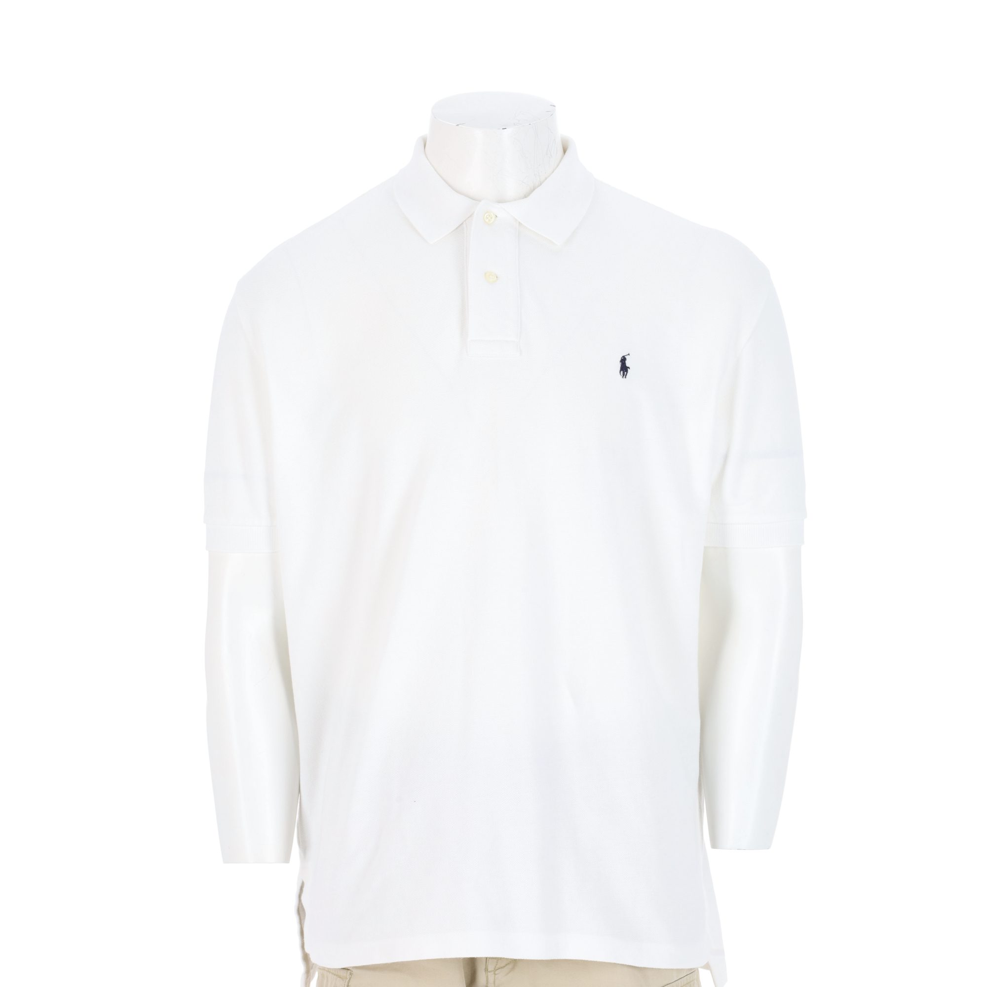 Polo manches courtes Homme Blanc - Excellent état