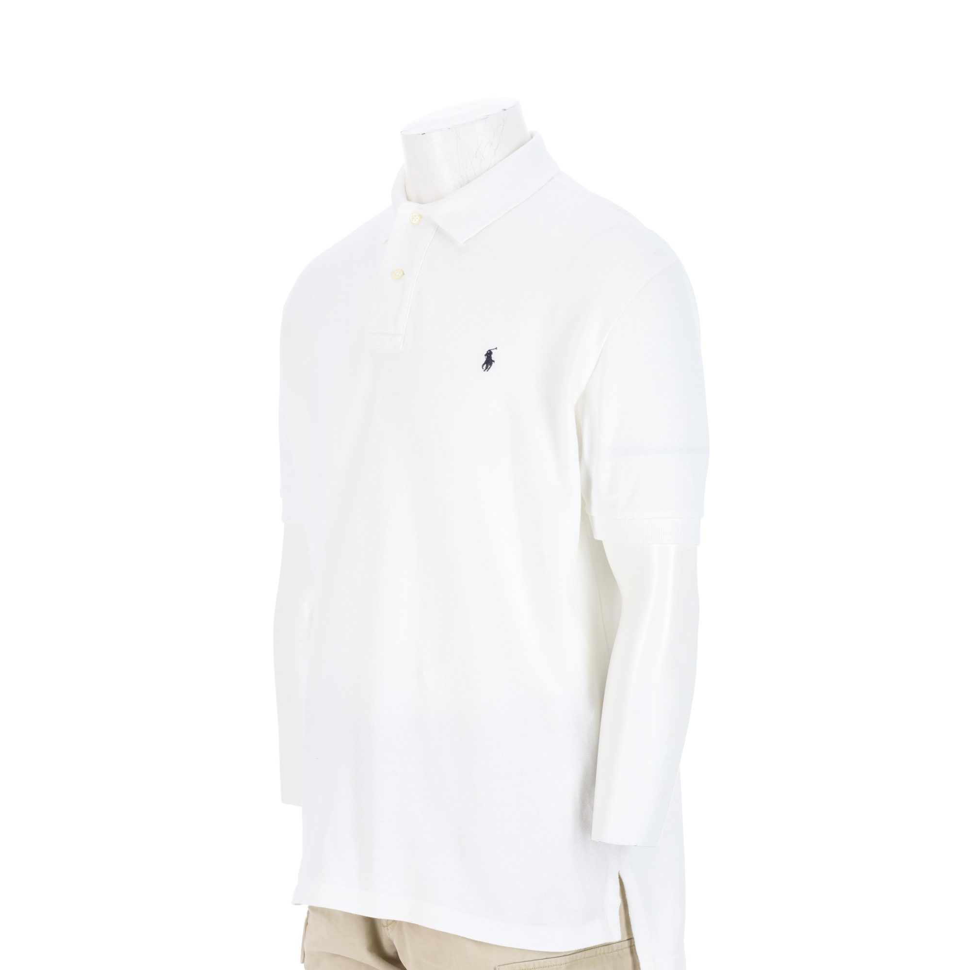 Polo manches courtes Homme  Blanc 4
