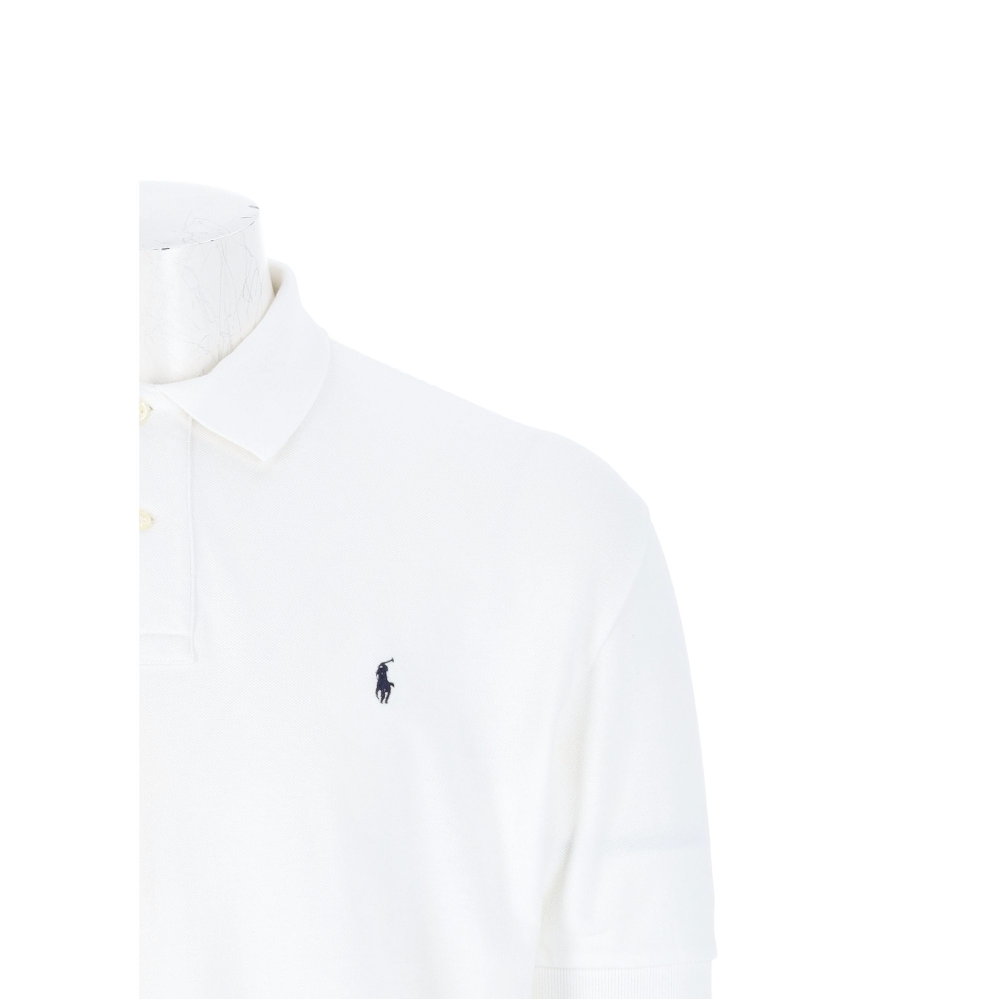 Polo manches courtes Homme  Blanc 5