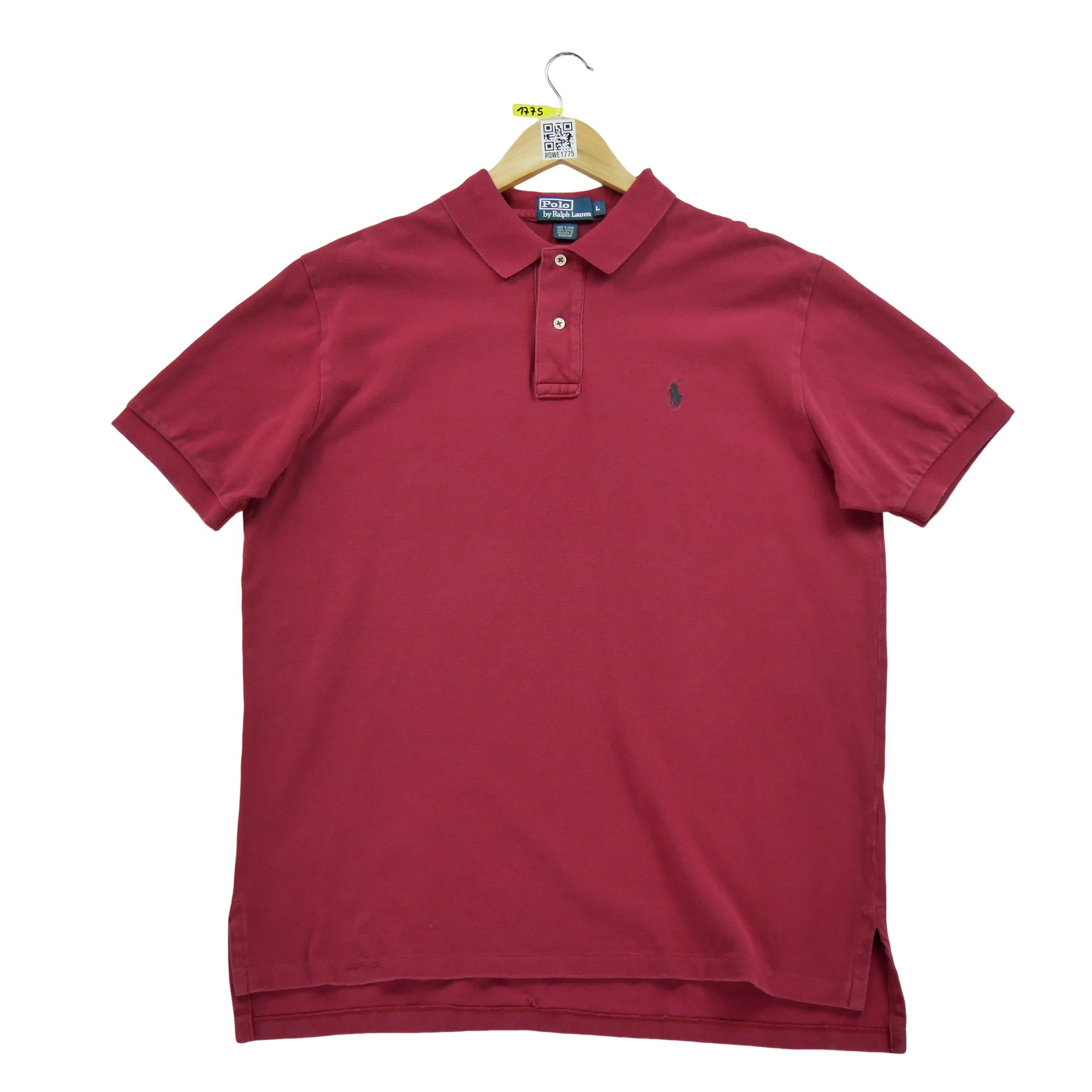 Polo manches courtes Homme  Rouge 2