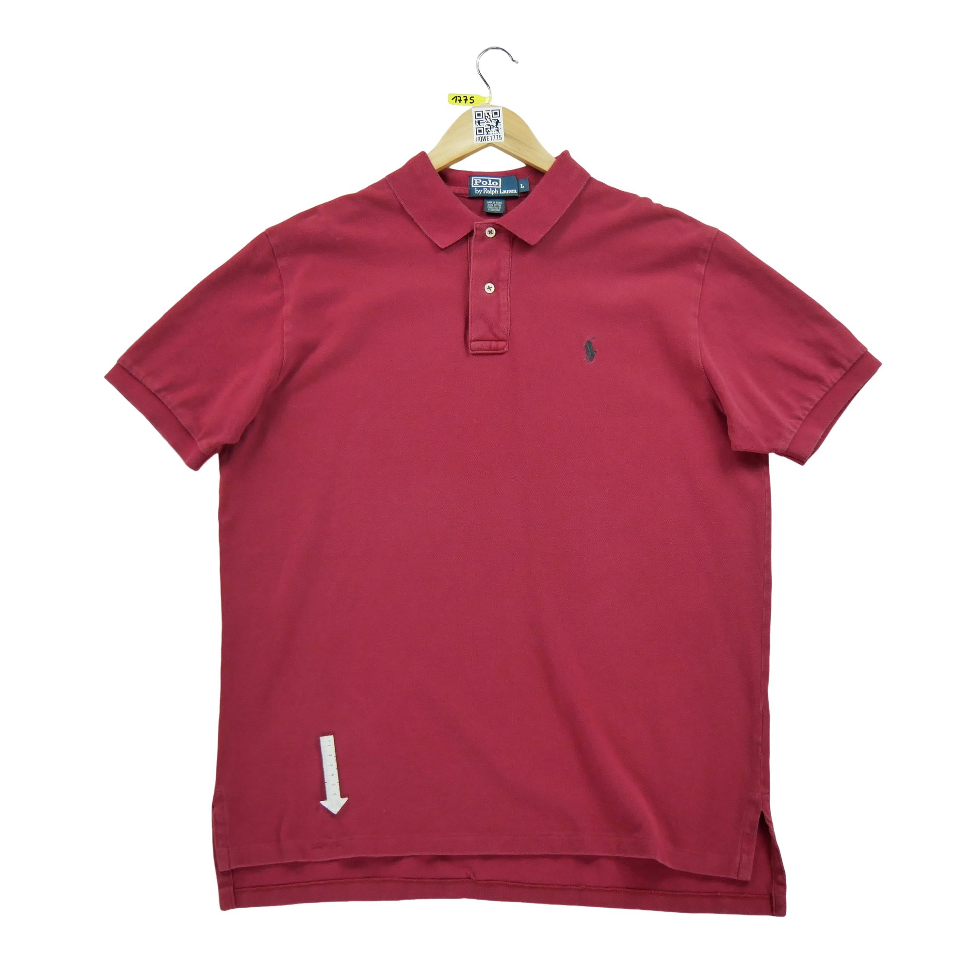 Polo manches courtes Homme  Rouge 4