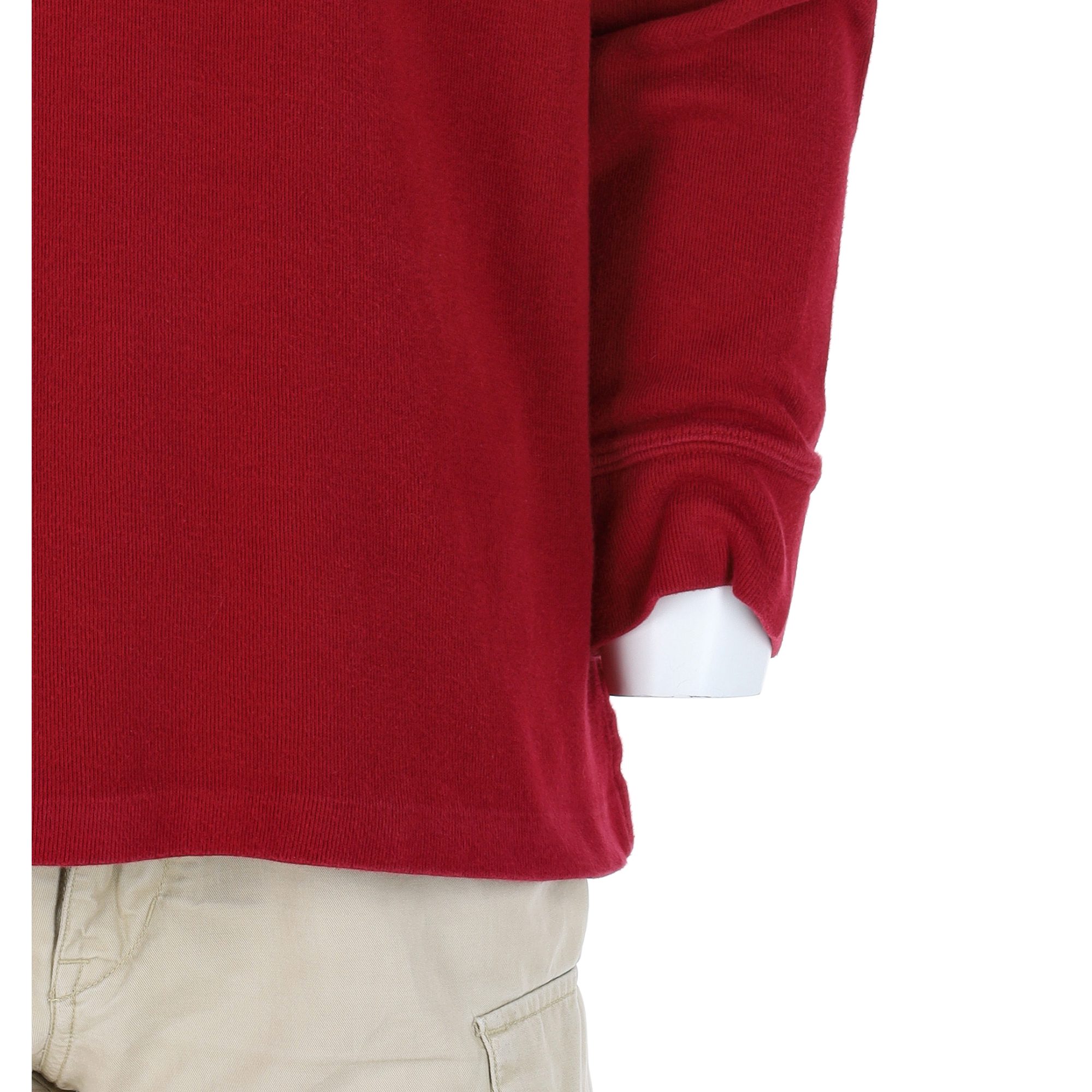 Pull Homme  col camionneur Rouge 7