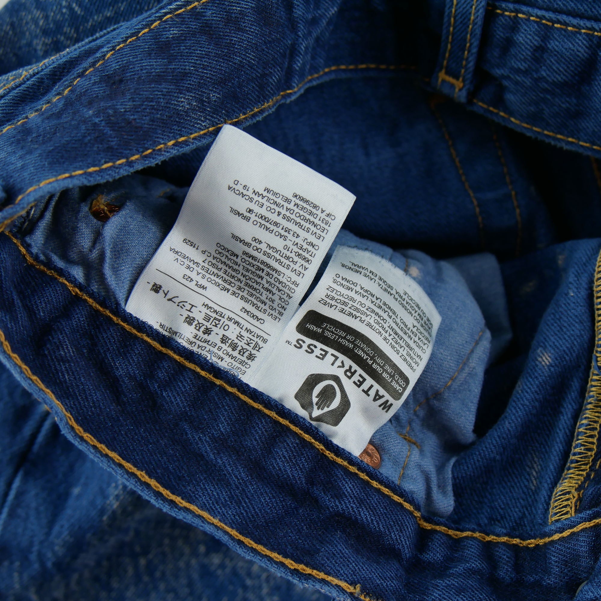 Jean Homme Upcycling Levis Marine 7