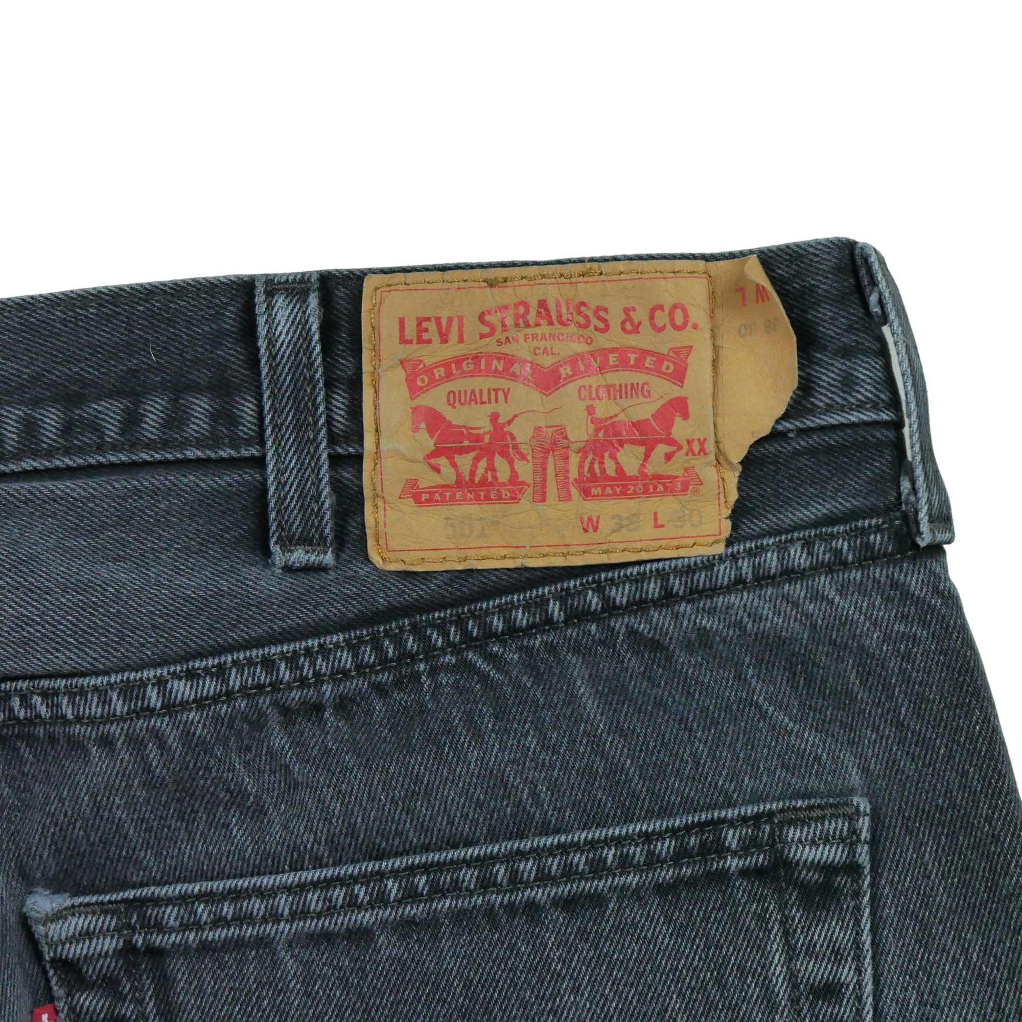 Jean Homme Levis 501 Gris 7