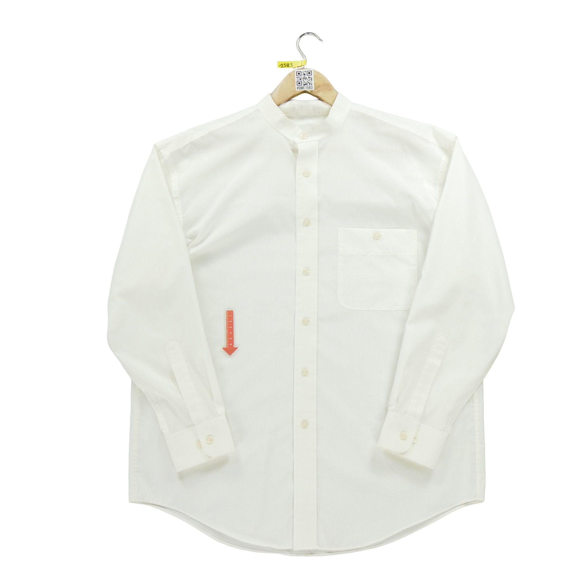 Chemise classiques Homme uni Col mao 6