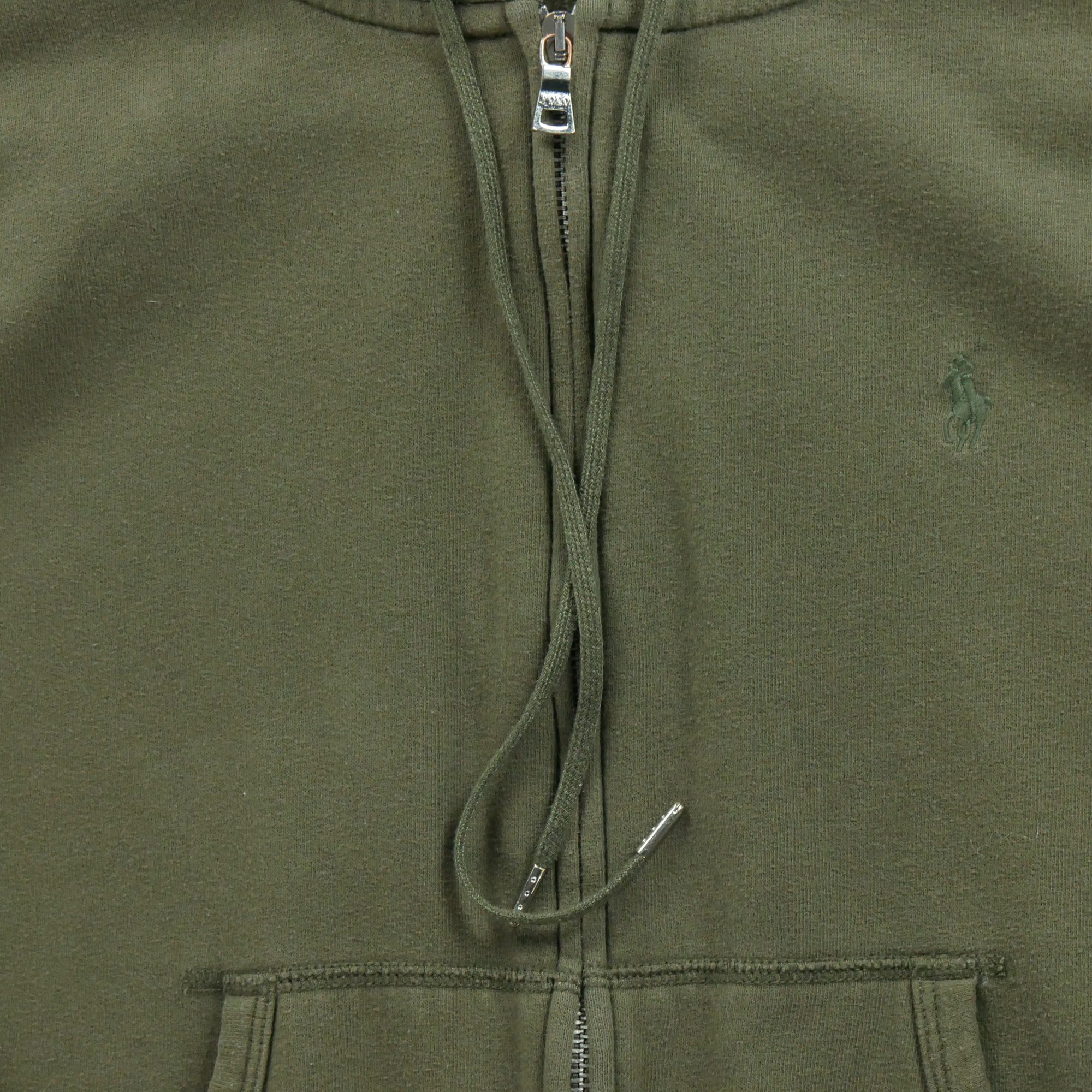 Sweat à capuche Femme  Full zip Kaki 4