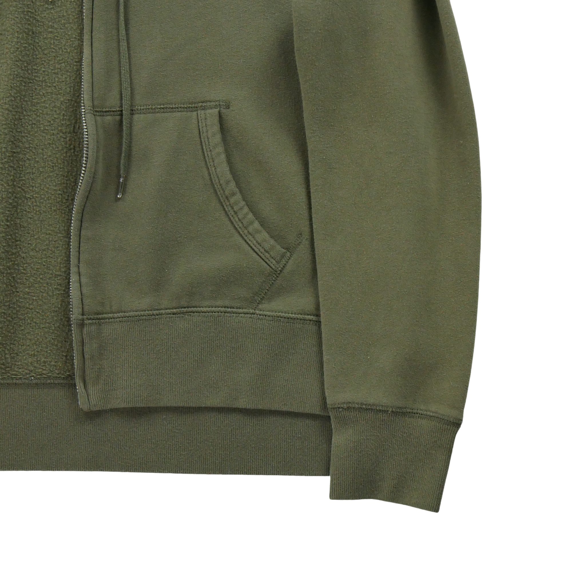Sweat à capuche Femme  Full zip Kaki 6