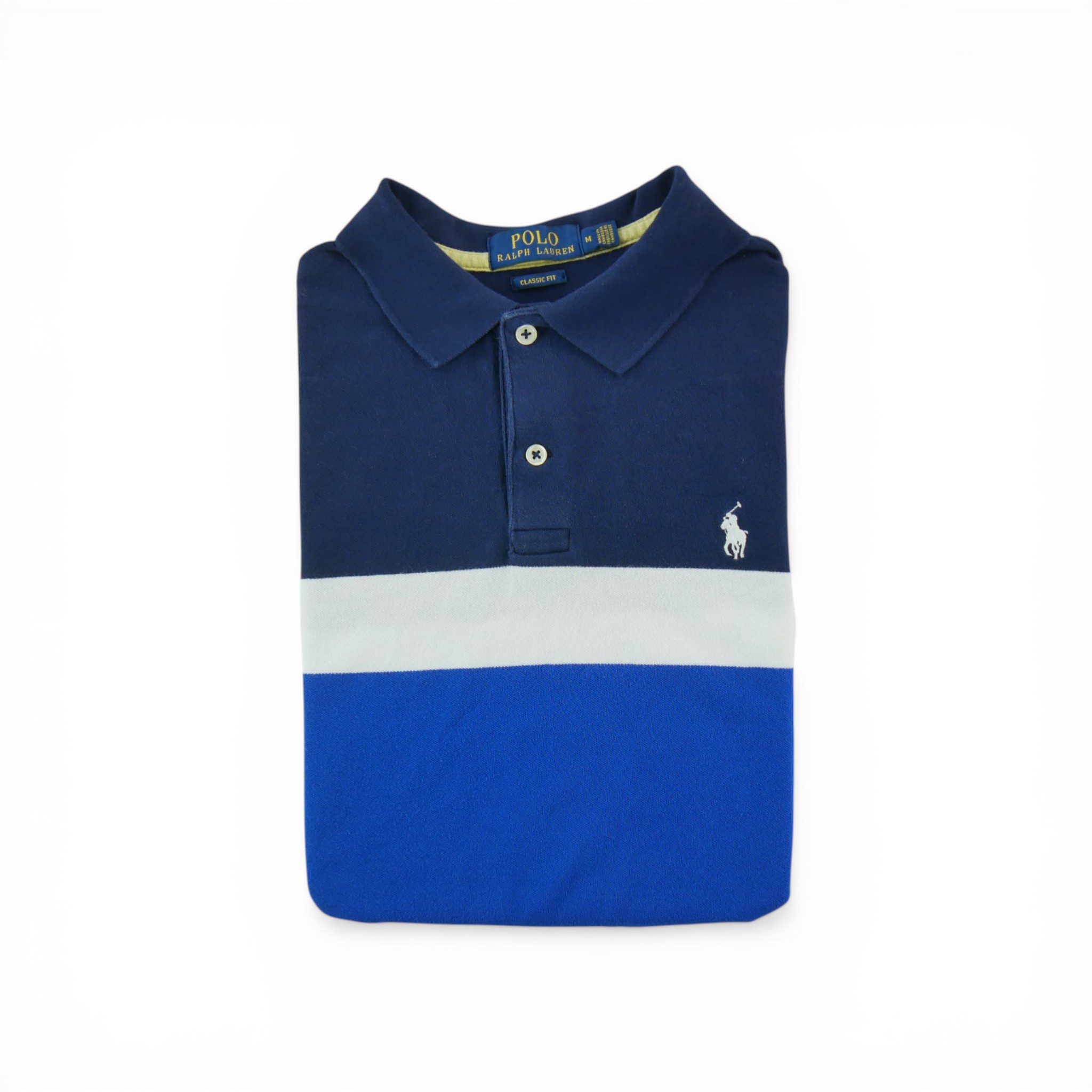 Polo manches courtes Homme Bleu - Bon état