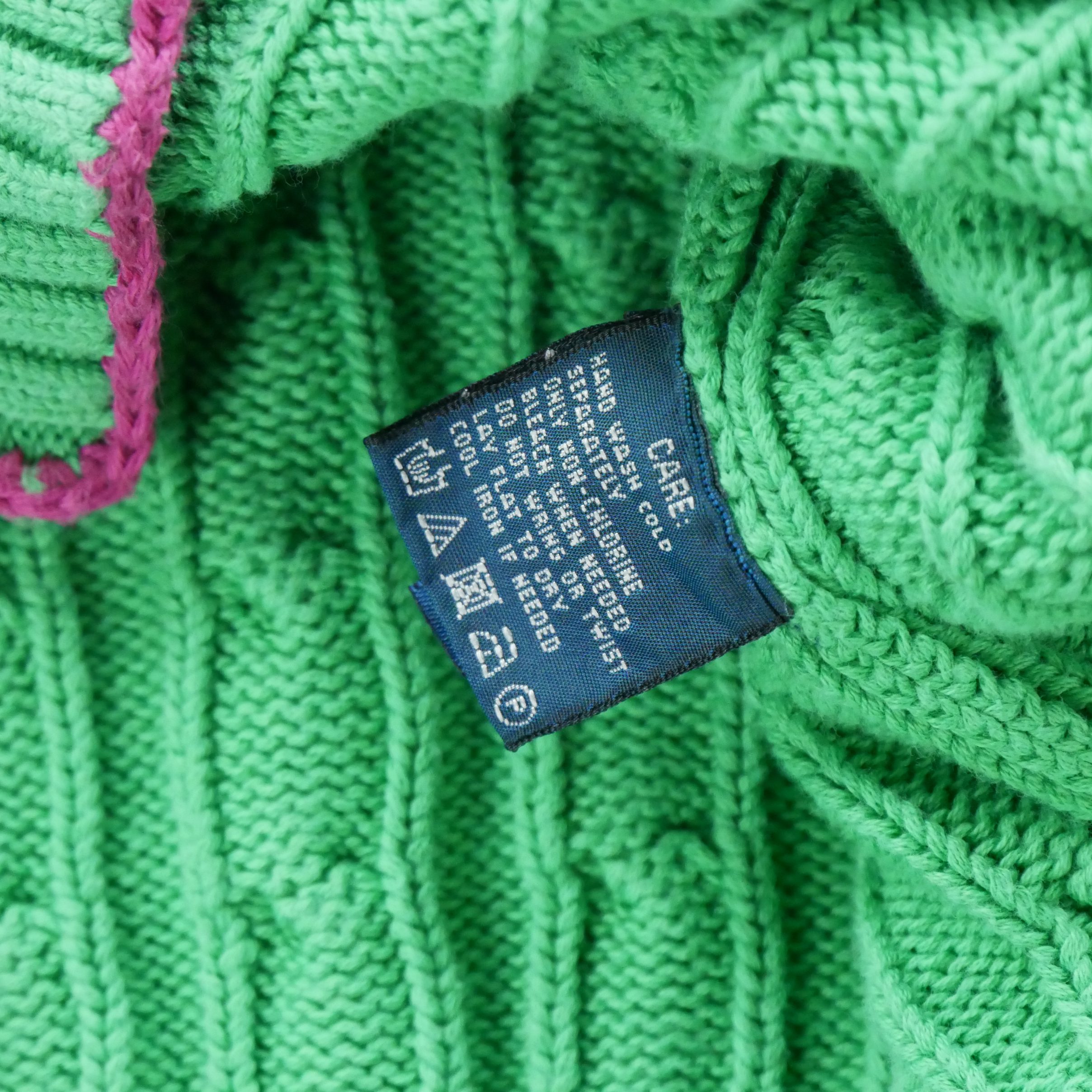 Pull Femme  en maille torsadée Vert 7