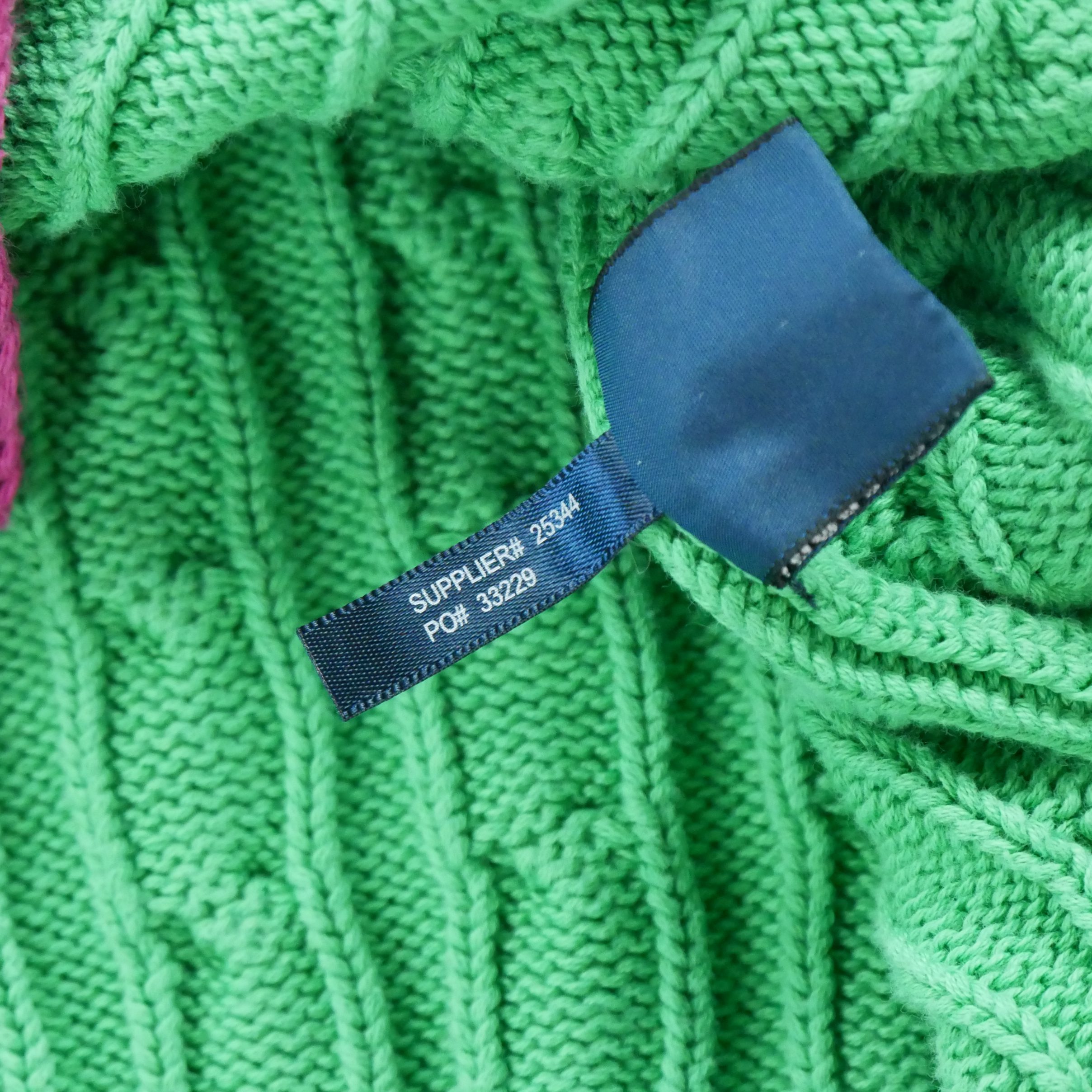 Pull Femme  en maille torsadée Vert 8