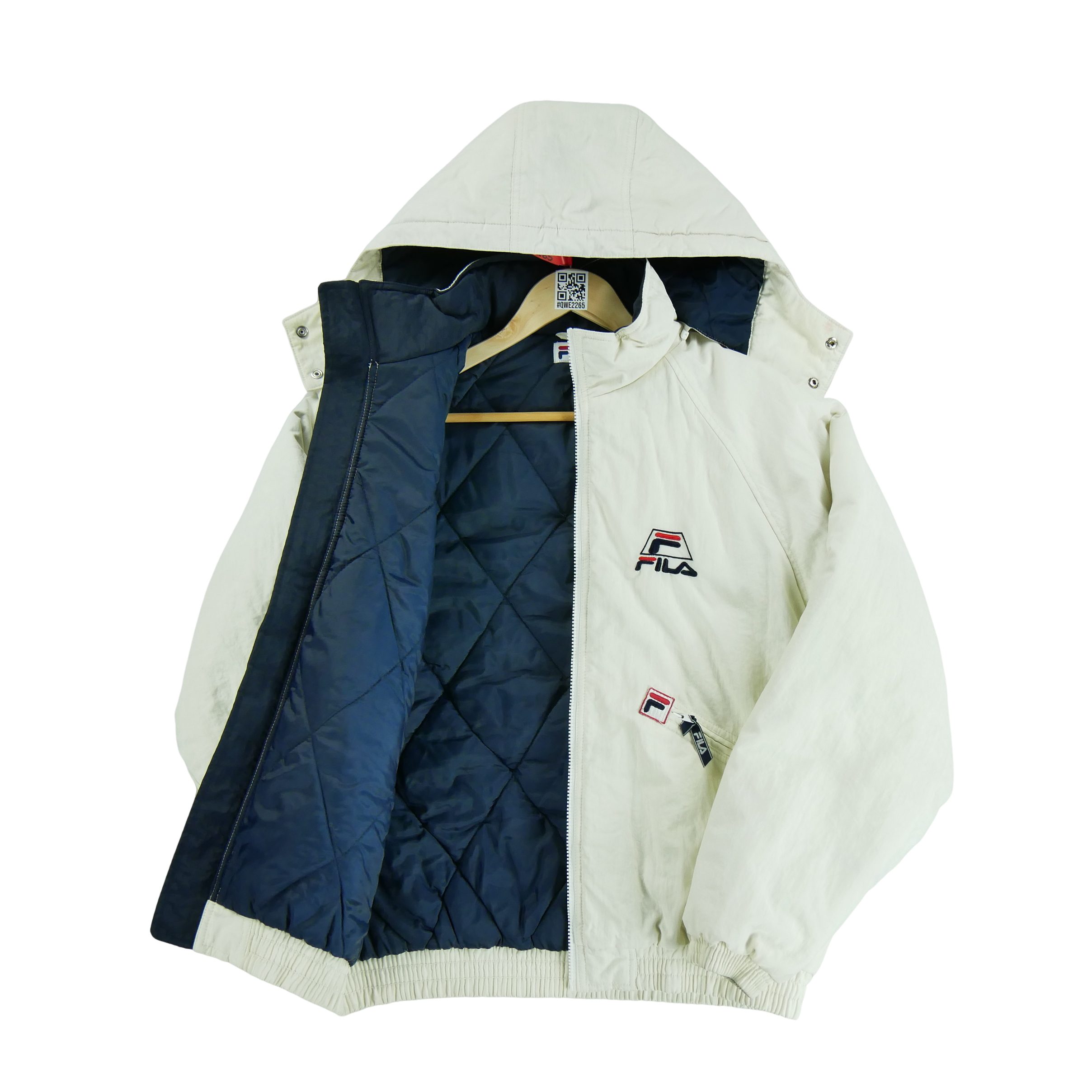 Doudoune Homme  Vintage Y2K Beige 4