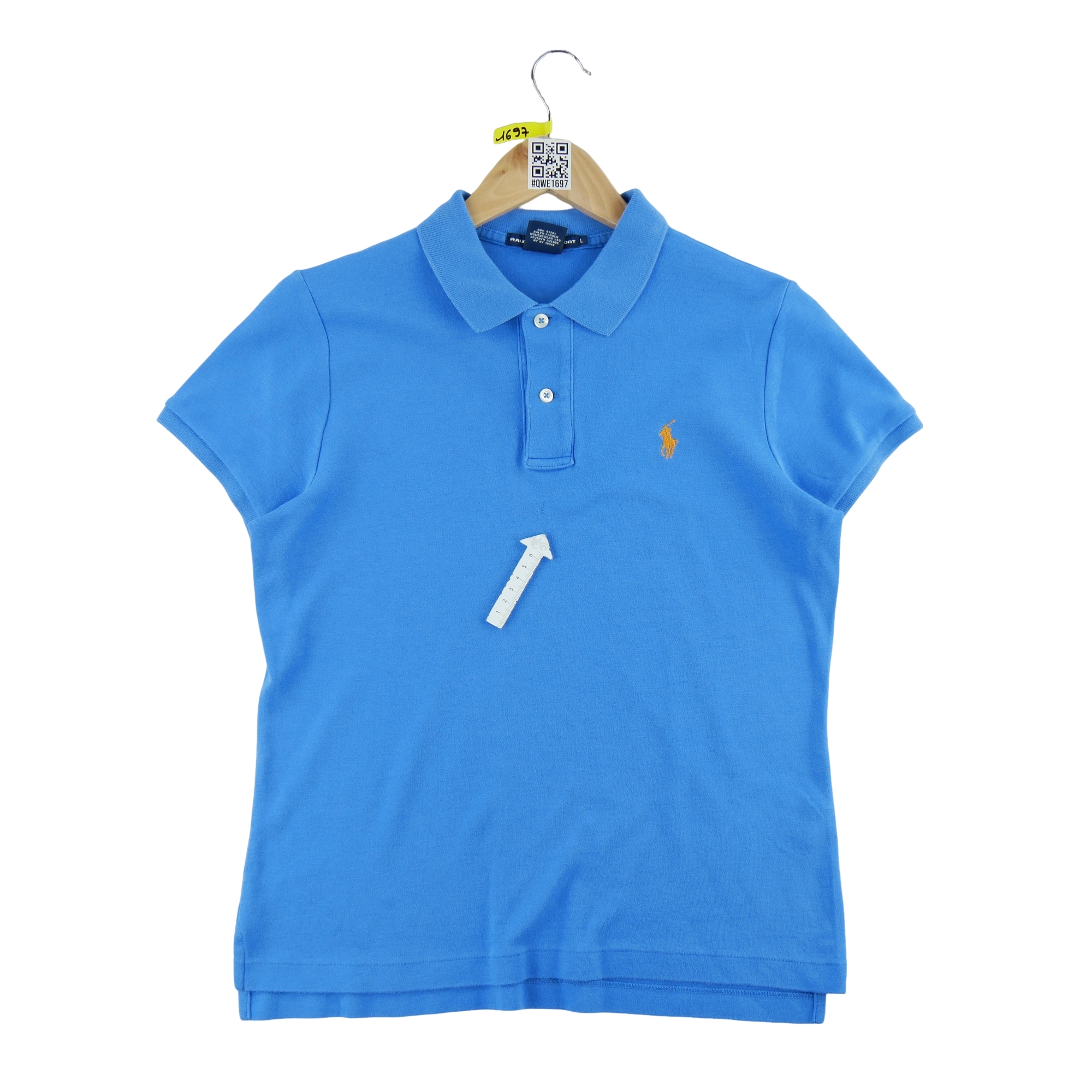 Polo manches courtes Femme  Bleu clair 6