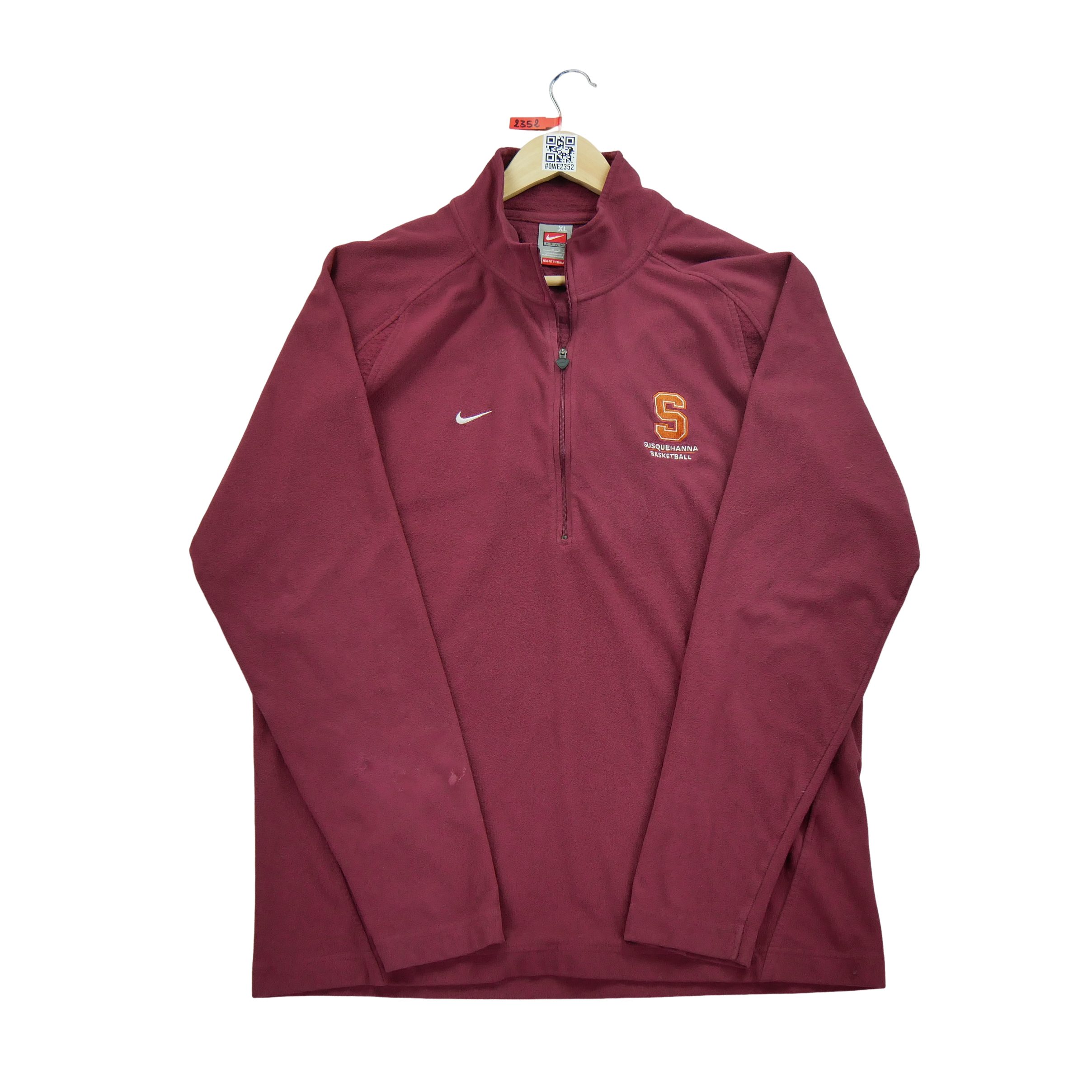 Pull polaire Homme  Bordeaux 1