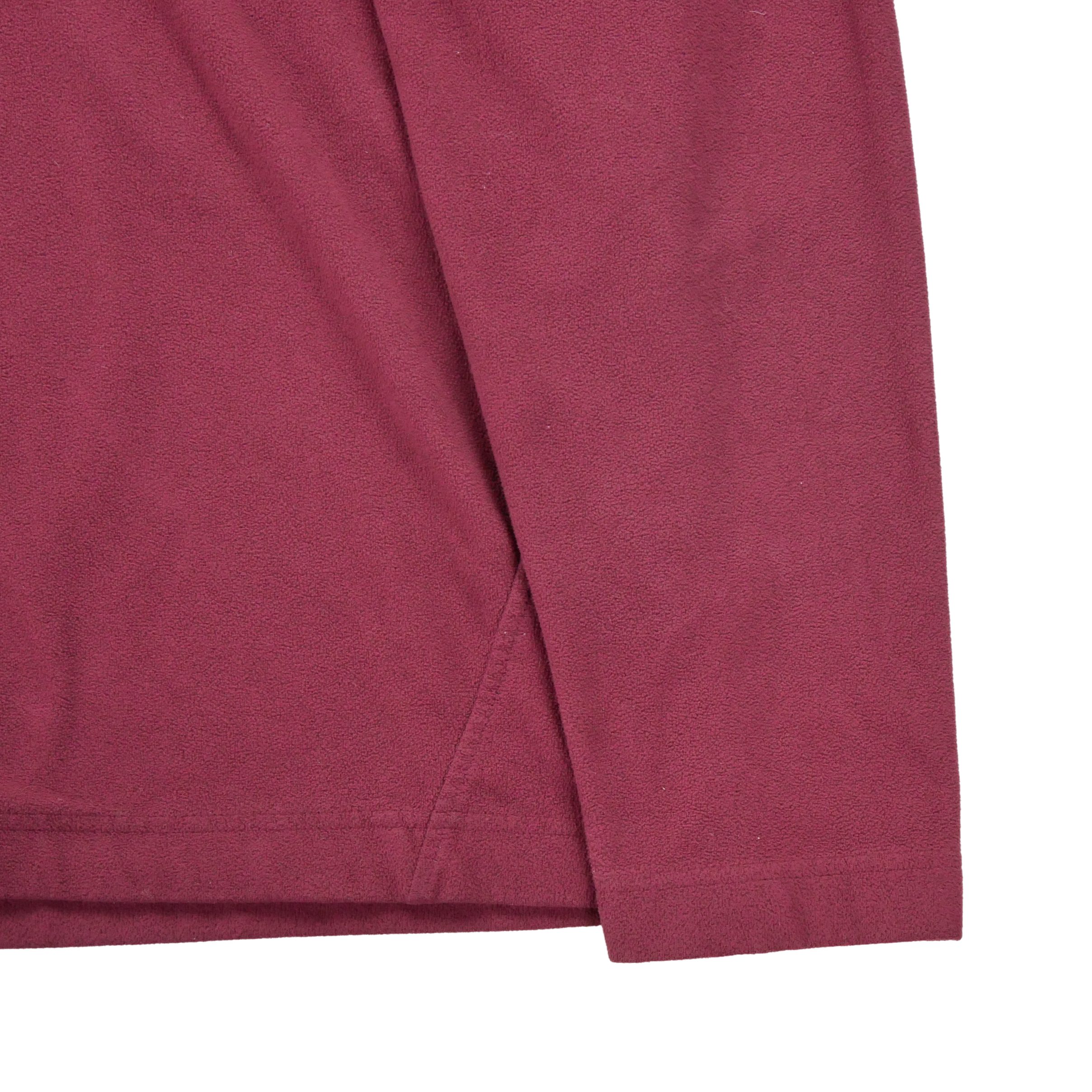 Pull polaire Homme  Bordeaux 4