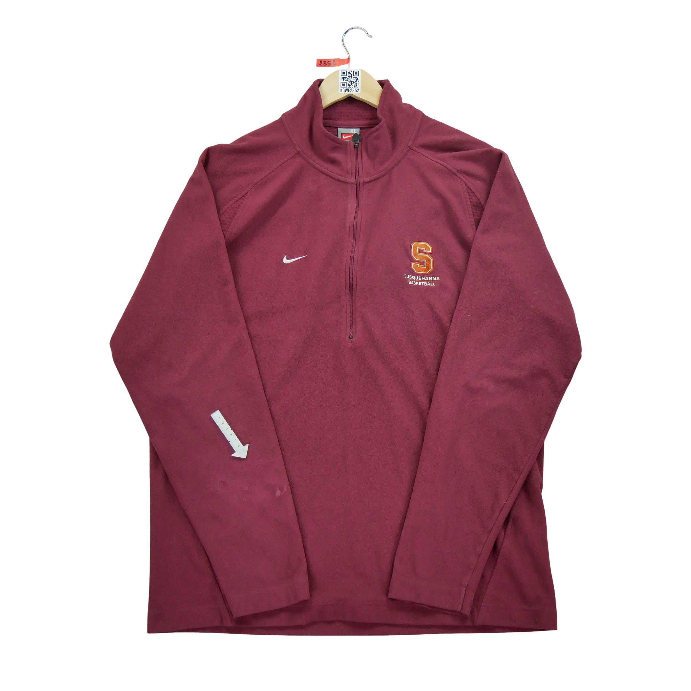 Pull polaire Homme  Bordeaux 5