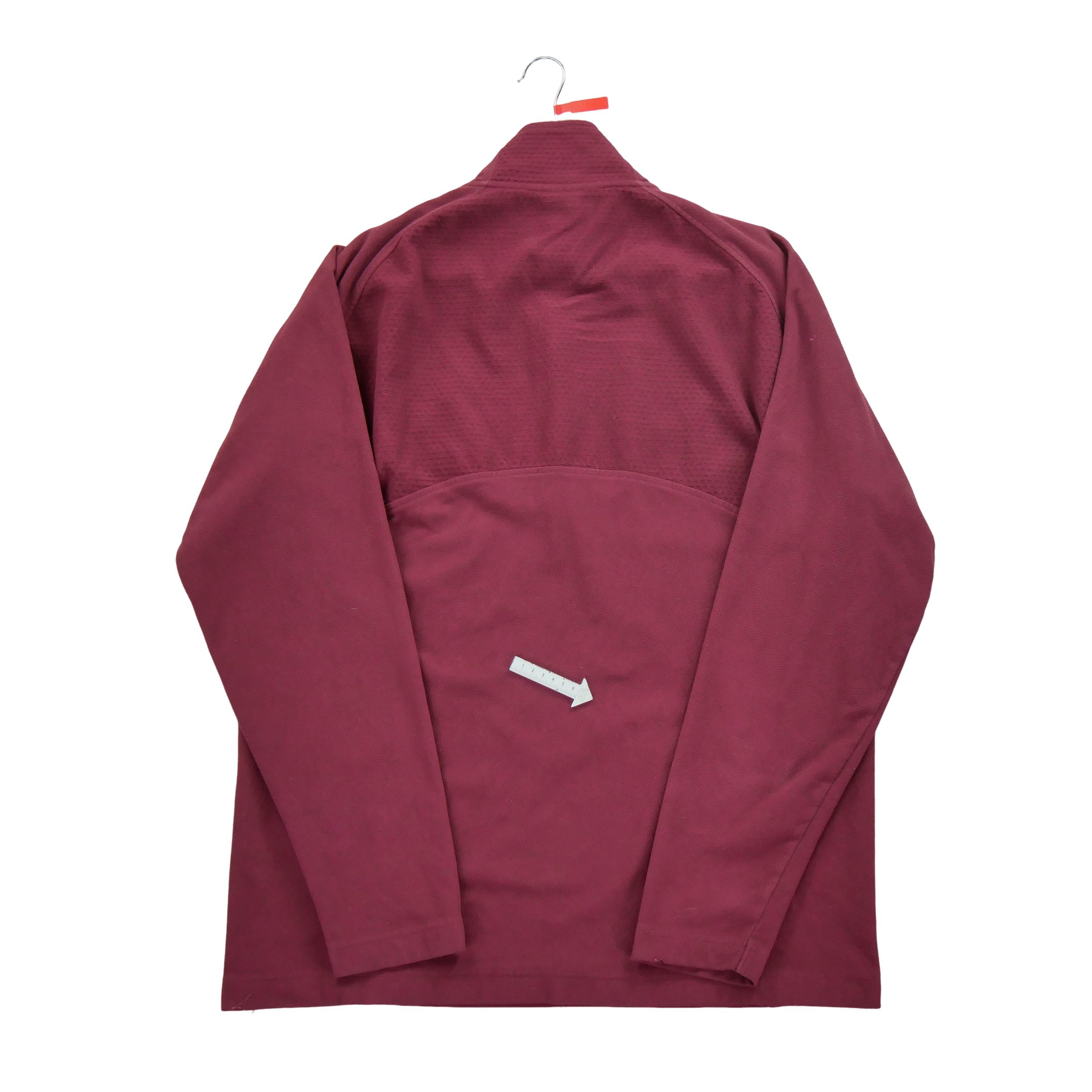 Pull polaire Homme  Bordeaux 7